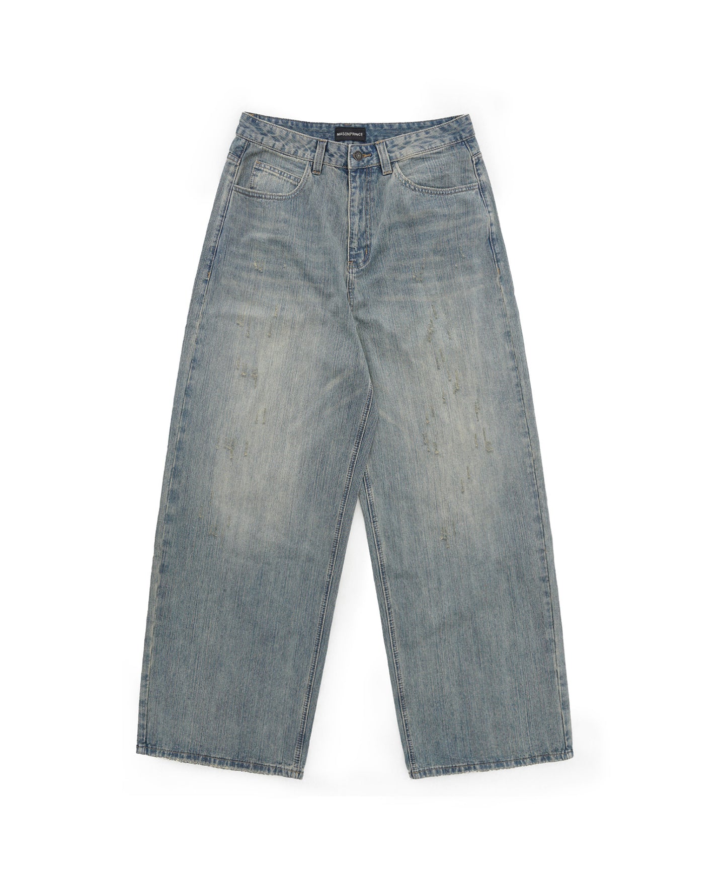 ルーズフィット レトロブルー デニムパンツ NZK6235【MASONPRINCE】【2025SS】