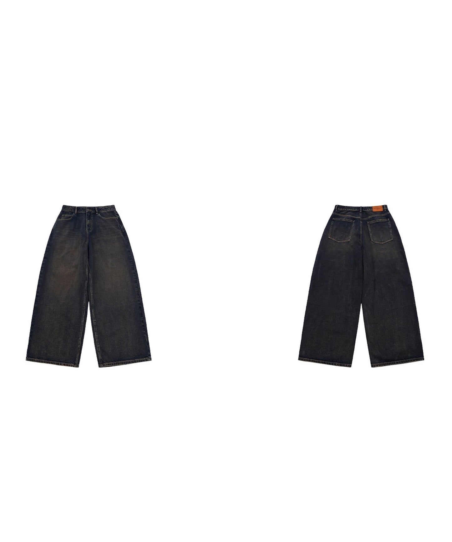ルーズフィット オーバーダイ デニムパンツ NZK6245【MASONPRINCE】【2025AW】