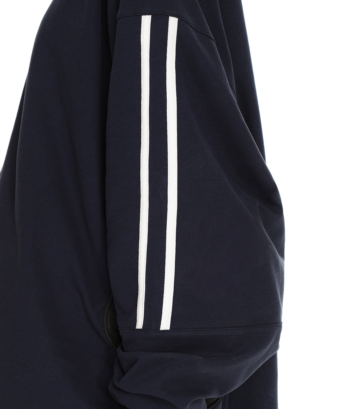 Oversized sleeve line game shirt long sleeve polo shirt PL3018