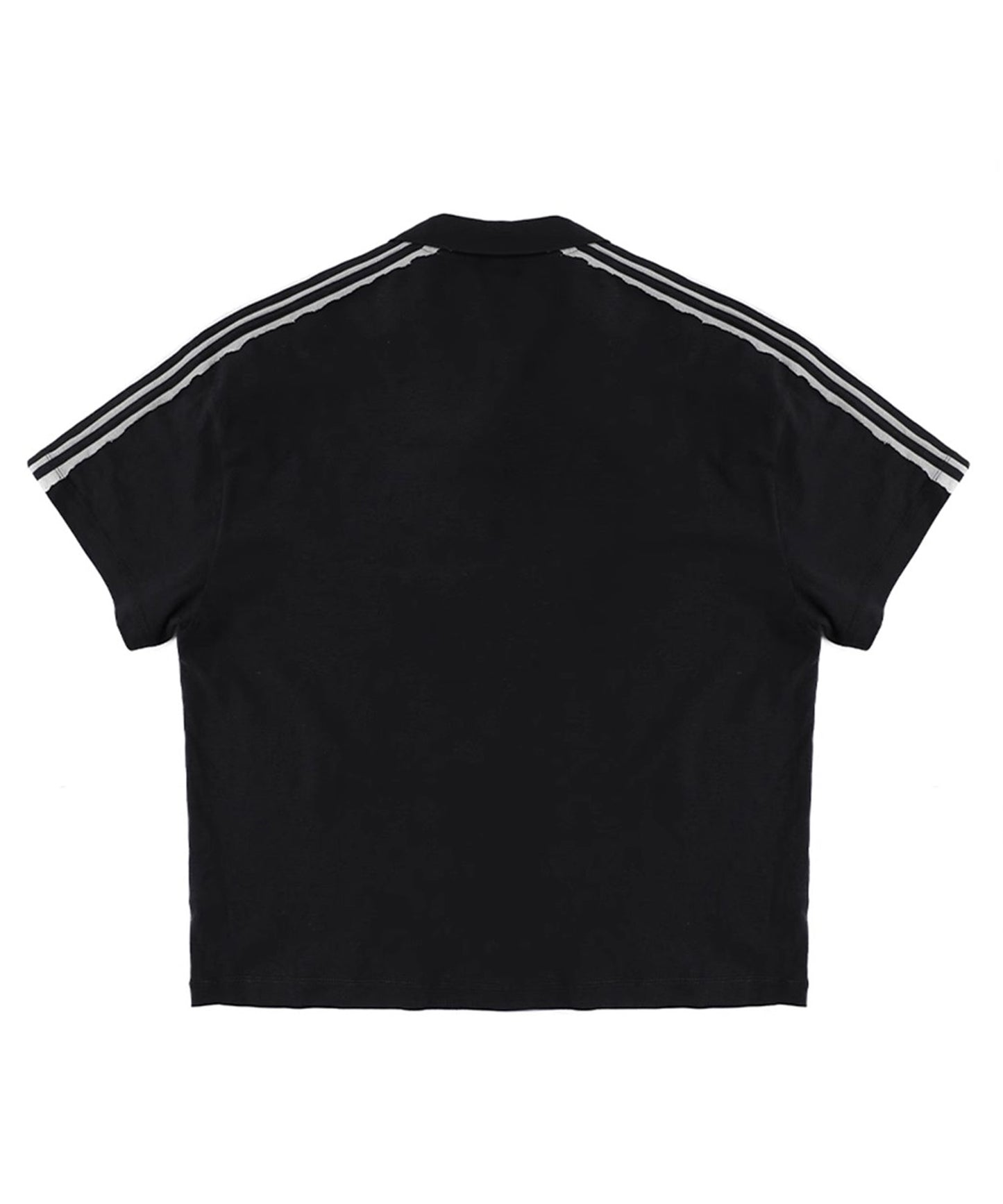 【SALE 30%OFF_特別価格適用※カートに入れるとセール価格が適用されます※】オーバーサイズ 袖ライン柄 ポロシャツ PL3042【MASONPRINCE】【2025SS】
