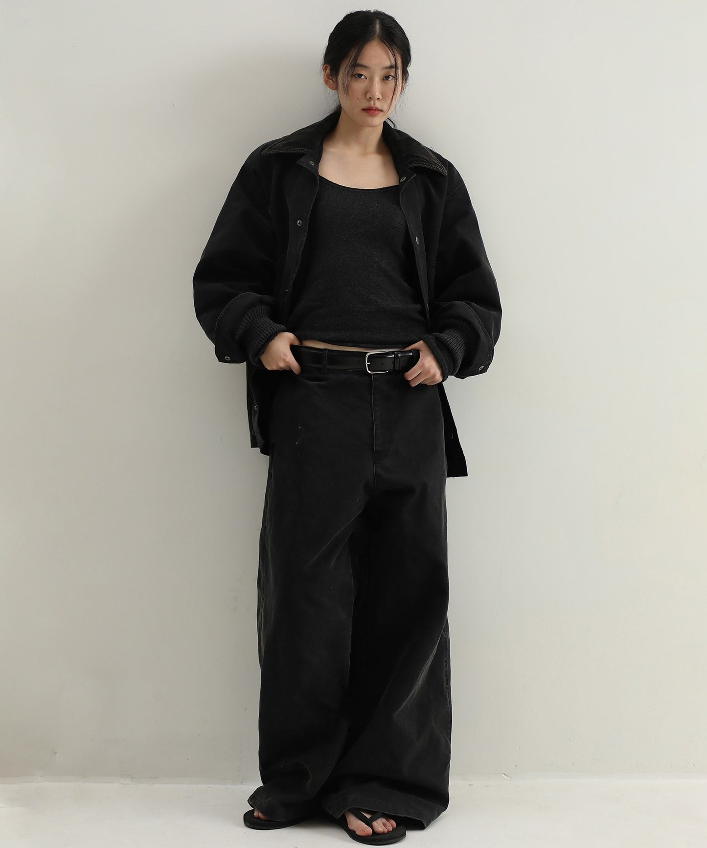 【SALE 30%OFF_特別価格適用※カートに入れるとセール価格が適用されます※】オーバーサイズ ウォッシュ加工 ミリタリー カバーオール WT4282【MASONPRINCE】【2025SS】