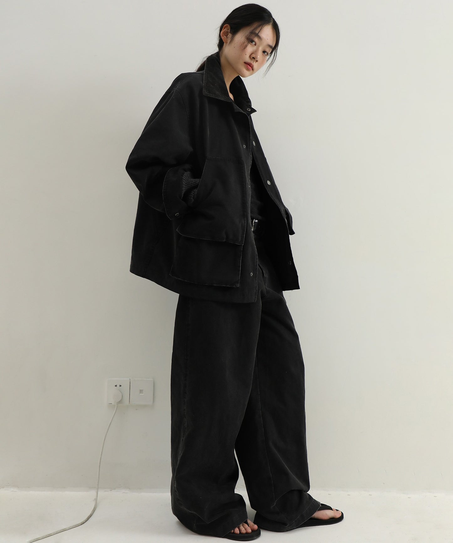 【SALE 30%OFF_特別価格適用※カートに入れるとセール価格が適用されます※】オーバーサイズ ウォッシュ加工 ミリタリー カバーオール WT4282【MASONPRINCE】【2025SS】
