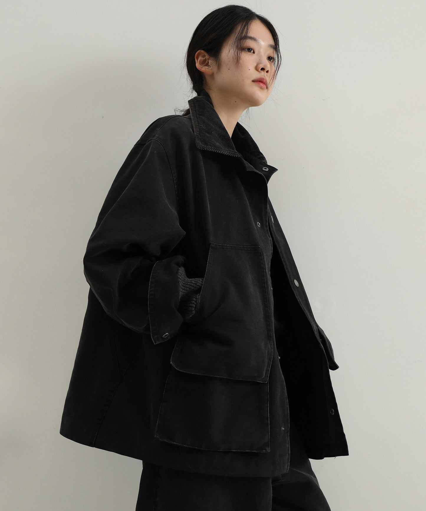 【SALE 30%OFF_特別価格適用※カートに入れるとセール価格が適用されます※】オーバーサイズ ウォッシュ加工 ミリタリー カバーオール WT4282【MASONPRINCE】【2025SS】