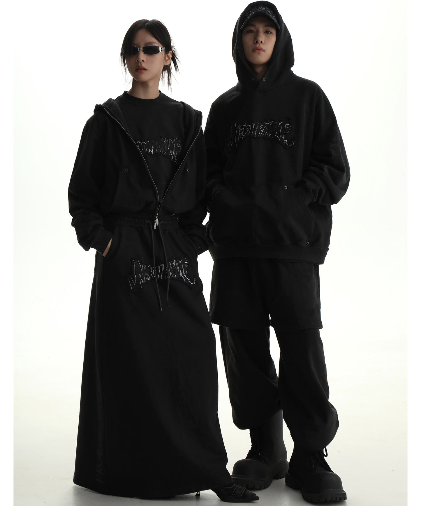 Oversized patch logo heavy ounce hoodie WY6224
