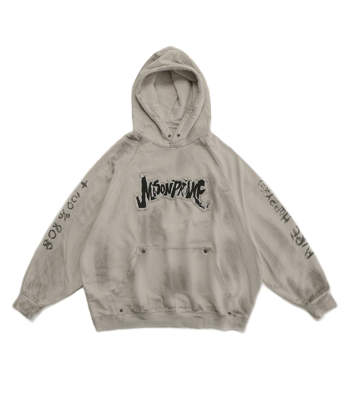 Oversized patch logo heavy ounce hoodie WY6224