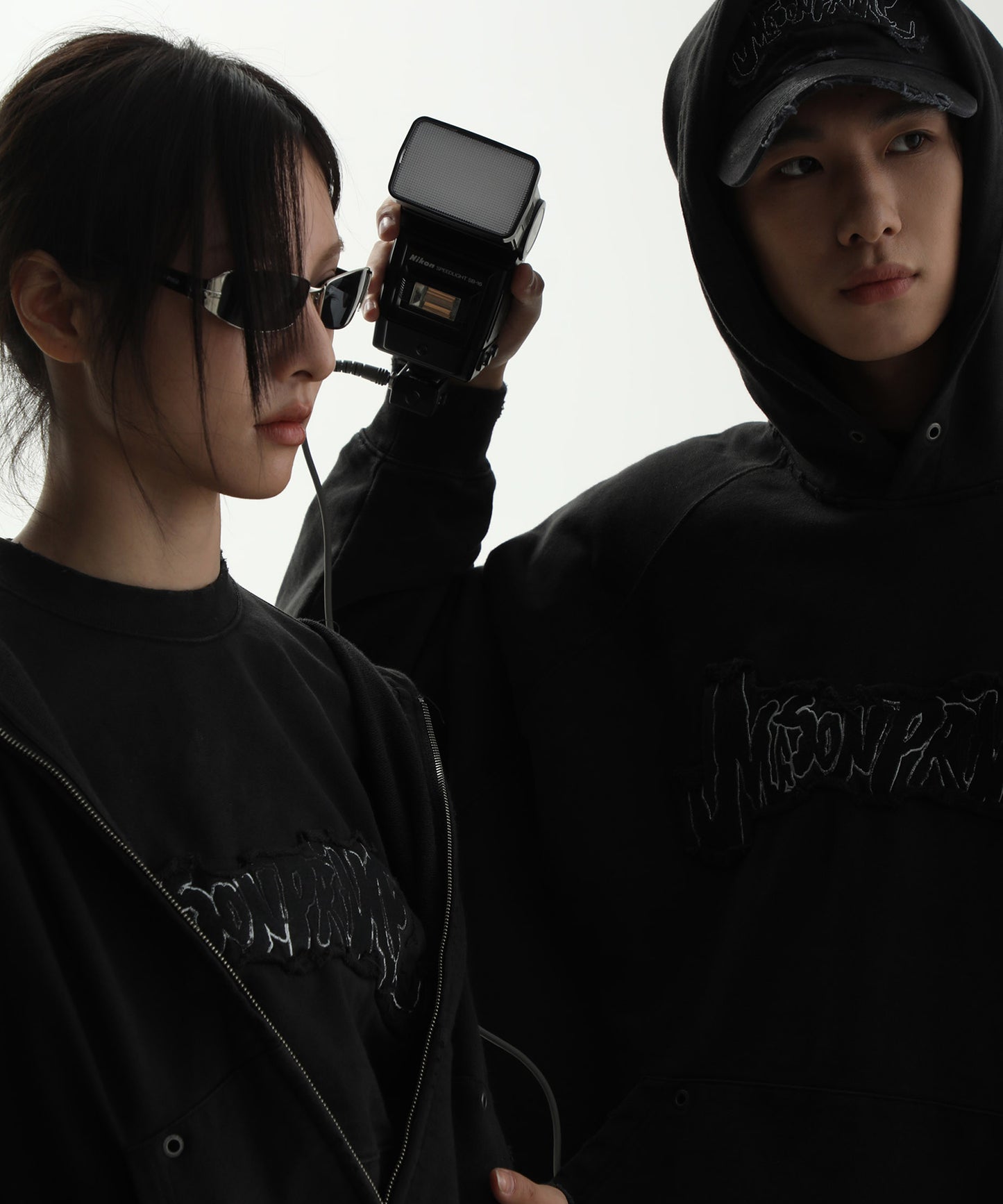 Oversized patch logo heavy ounce hoodie WY6224
