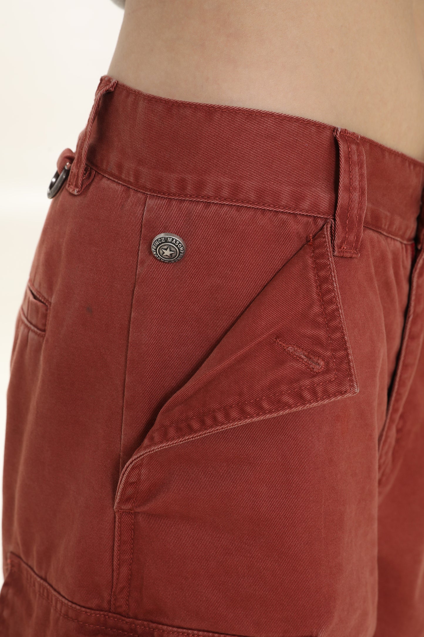 3-color cotton wide cargo pants XXK4140