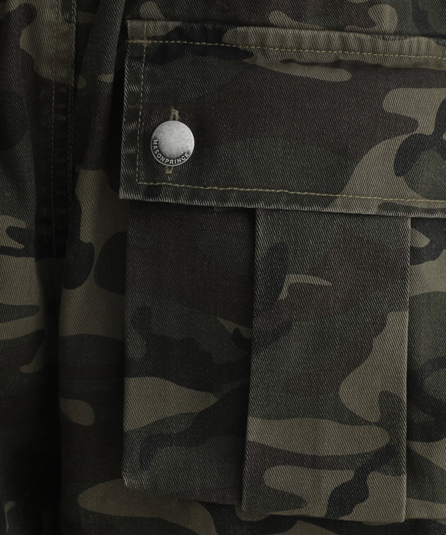 Wide silhouette camouflage military cargo pants XXK4206