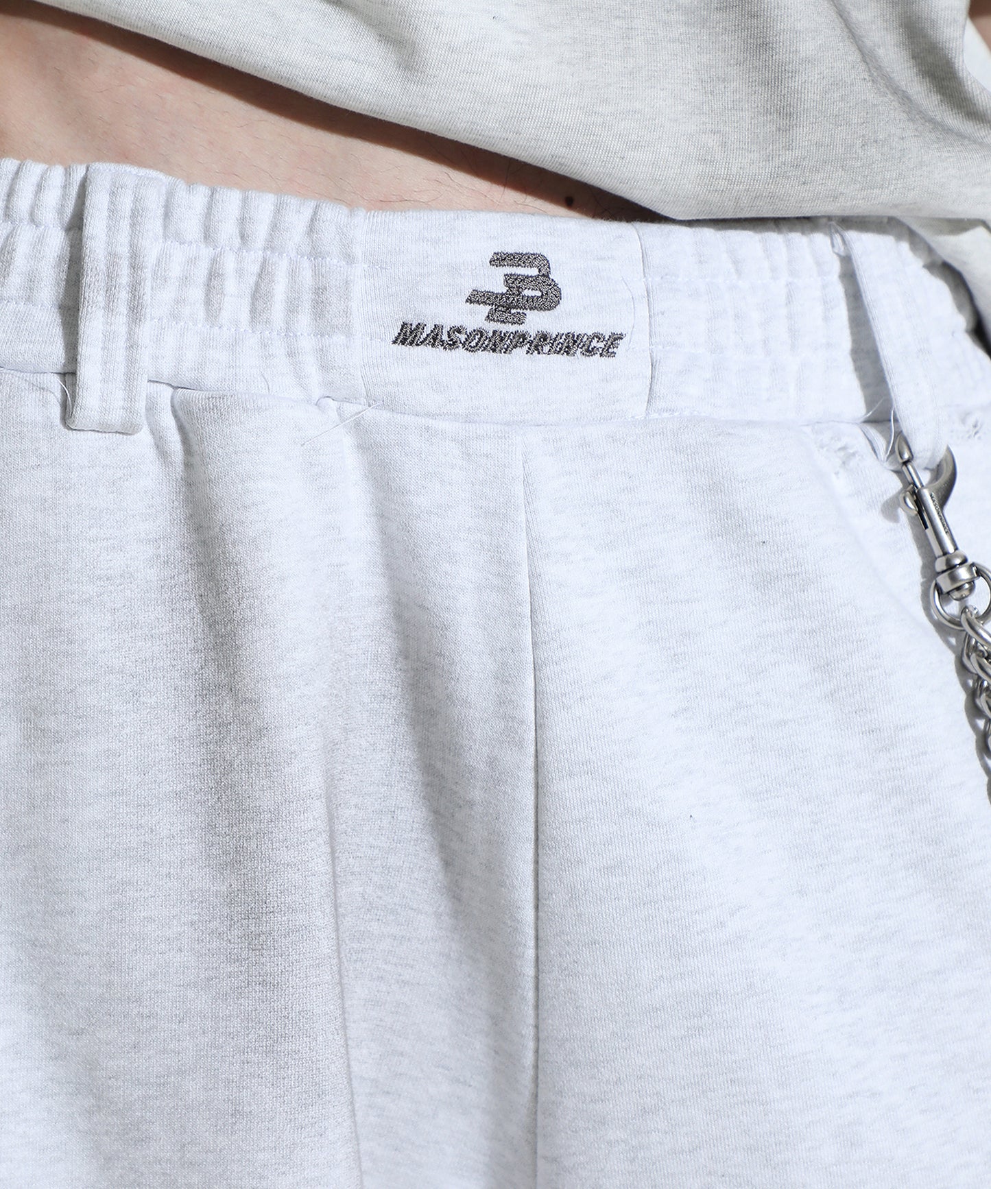 Loose fit dirty elastic waist sweatpants XXK4254