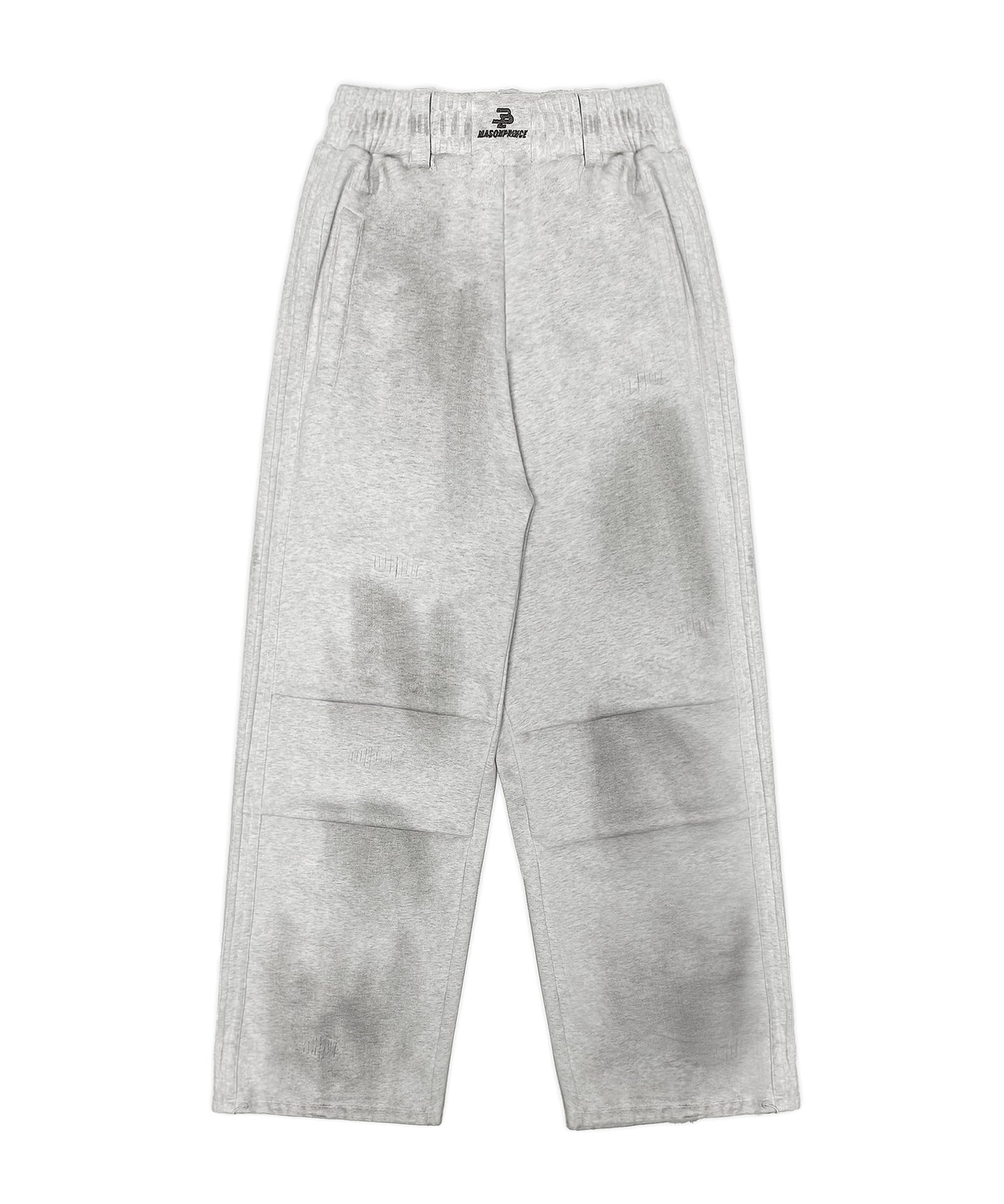 Loose fit dirty elastic waist sweatpants XXK4254