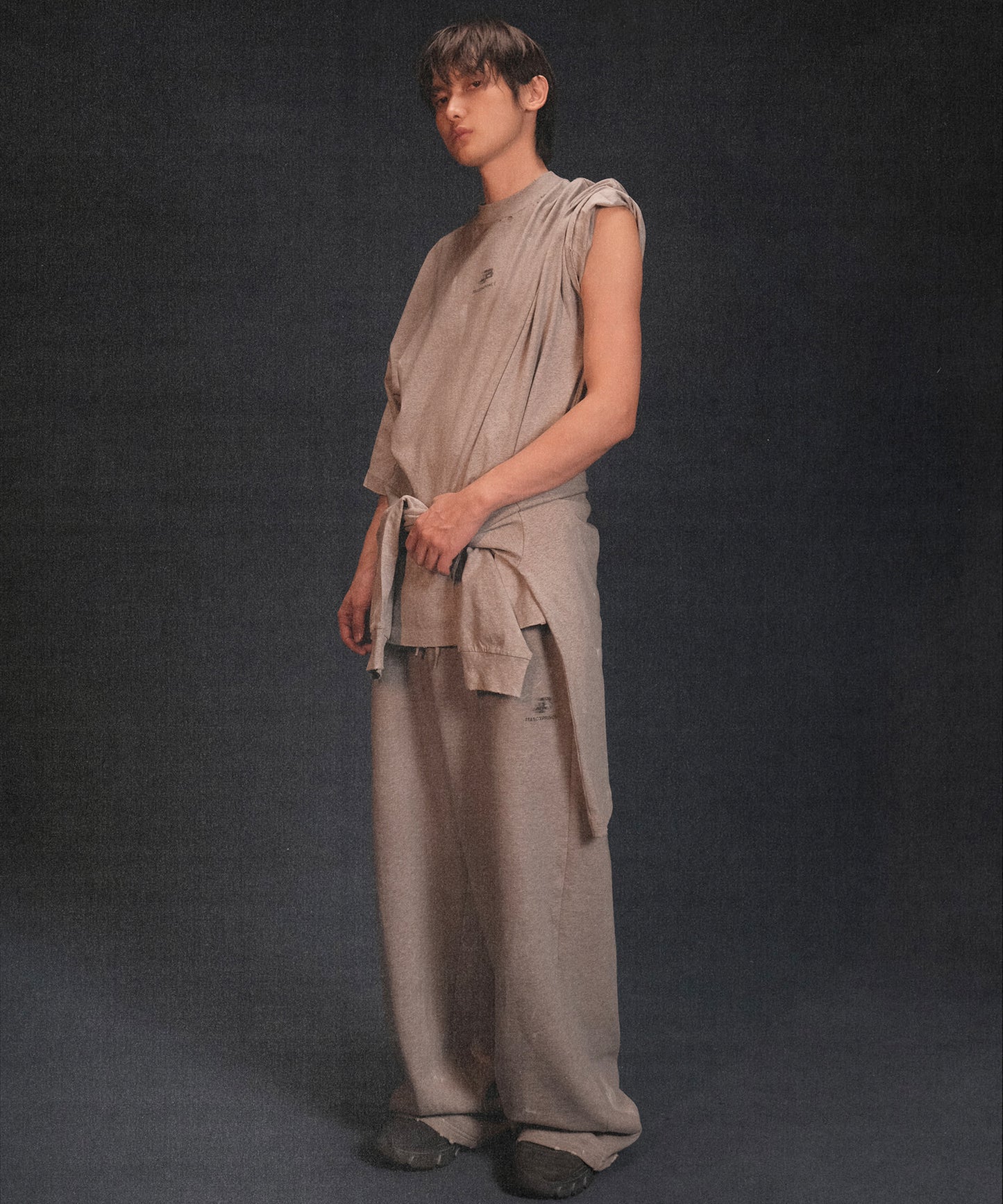 Loose fit painted sweatpants XXK4277