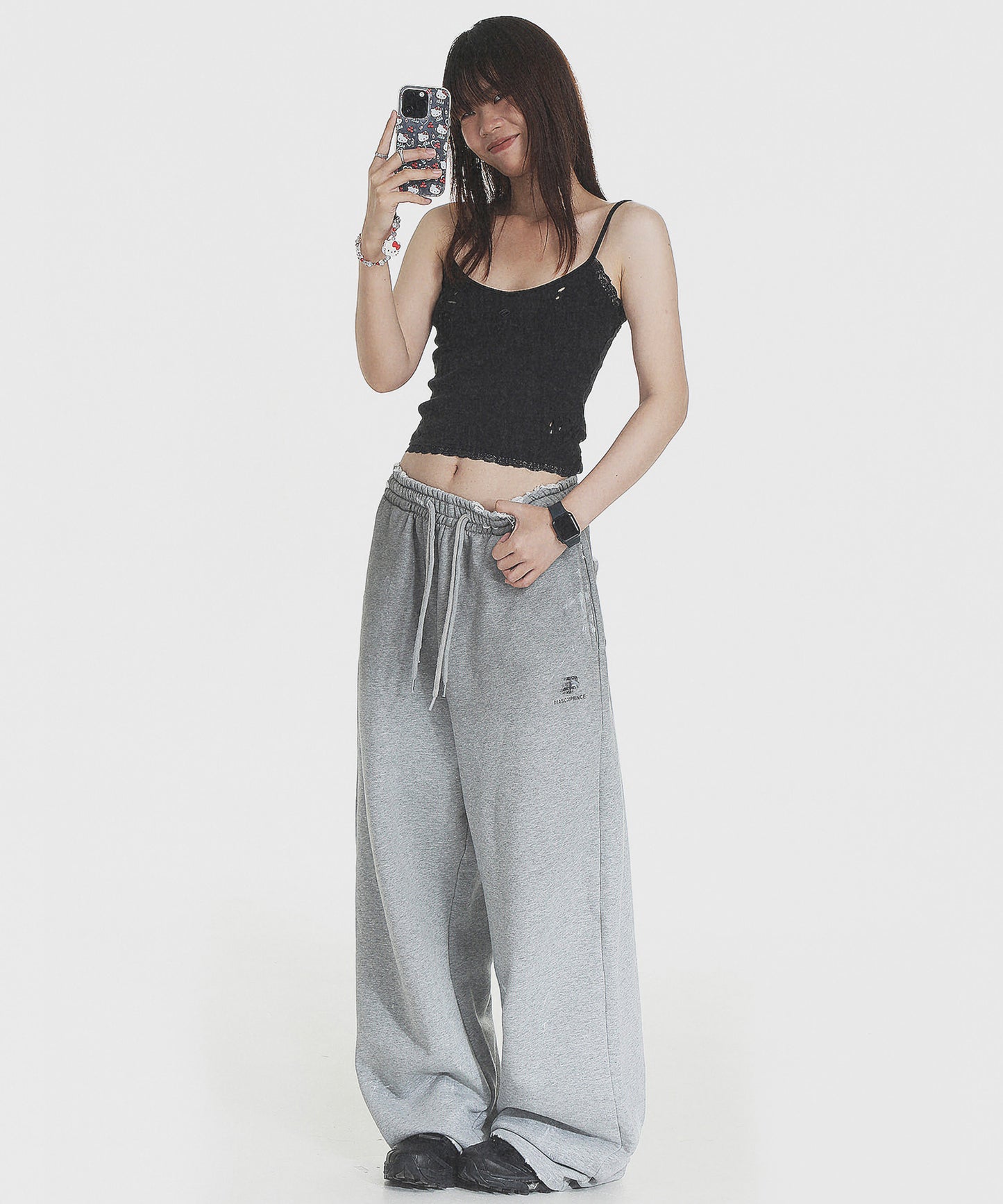 Loose fit painted sweatpants XXK4277