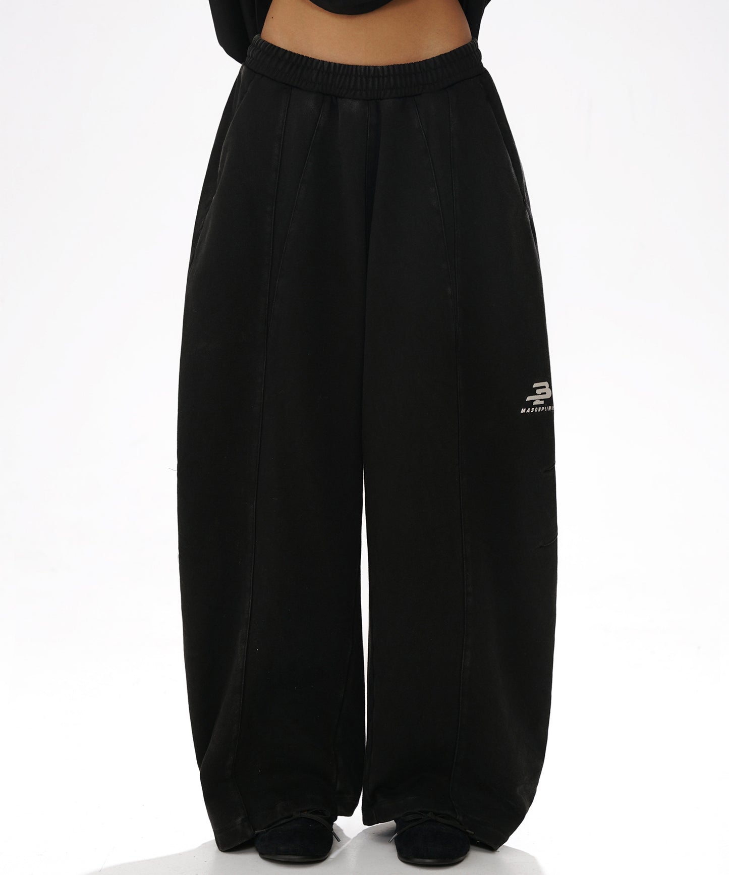 ルーズフィット シンプルロゴ スウェットパンツ XXK4329【MASONPRINCE】【2025SS】