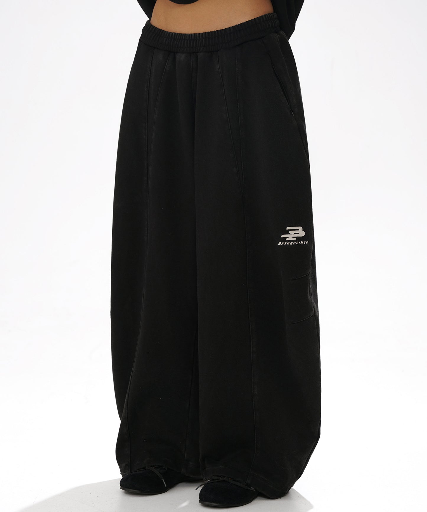 ルーズフィット シンプルロゴ スウェットパンツ XXK4329【MASONPRINCE】【2025SS】
