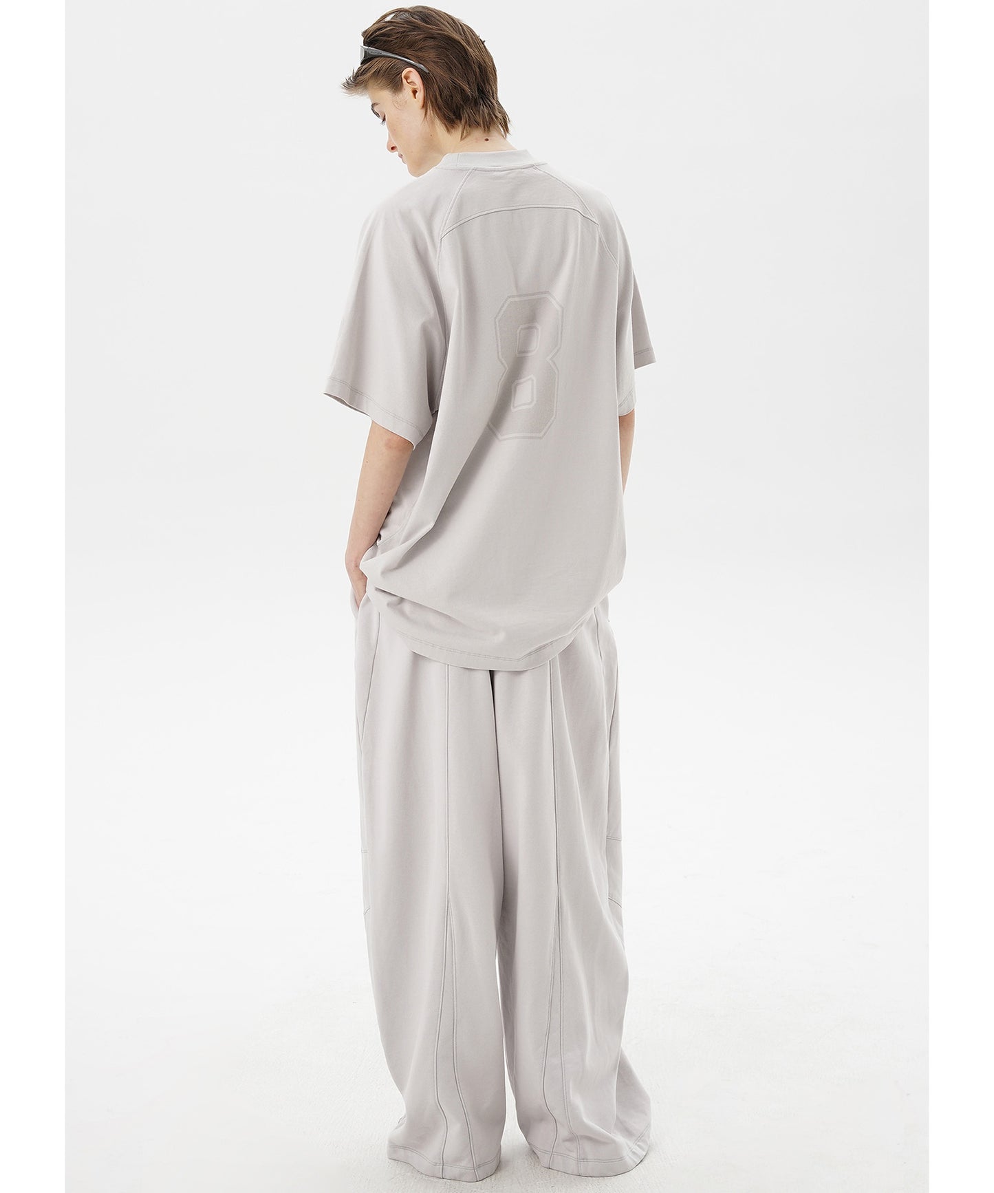 ルーズフィット シンプルロゴ スウェットパンツ XXK4329【MASONPRINCE】【2025SS】