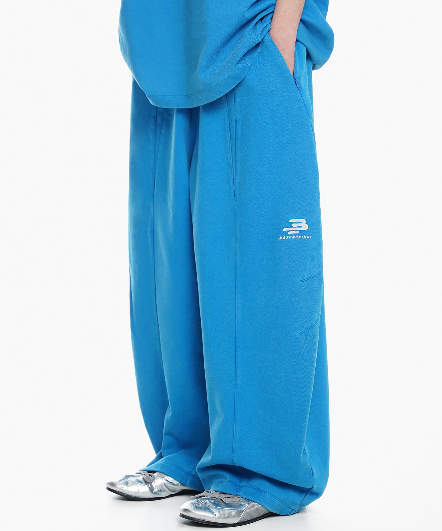 ルーズフィット シンプルロゴ スウェットパンツ XXK4329【MASONPRINCE】【2025SS】