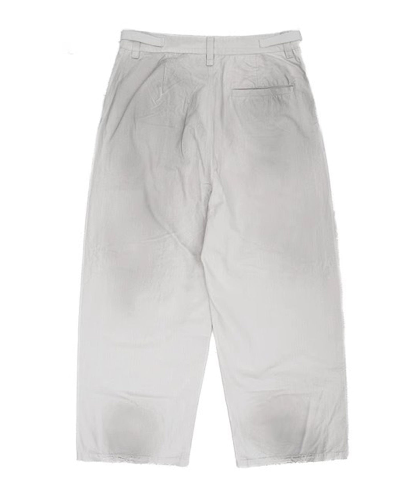 ルーズフィット サイドベルト スプレー加工 シミターパンツ XXK4340【MASONPRINCE】【2025SS】