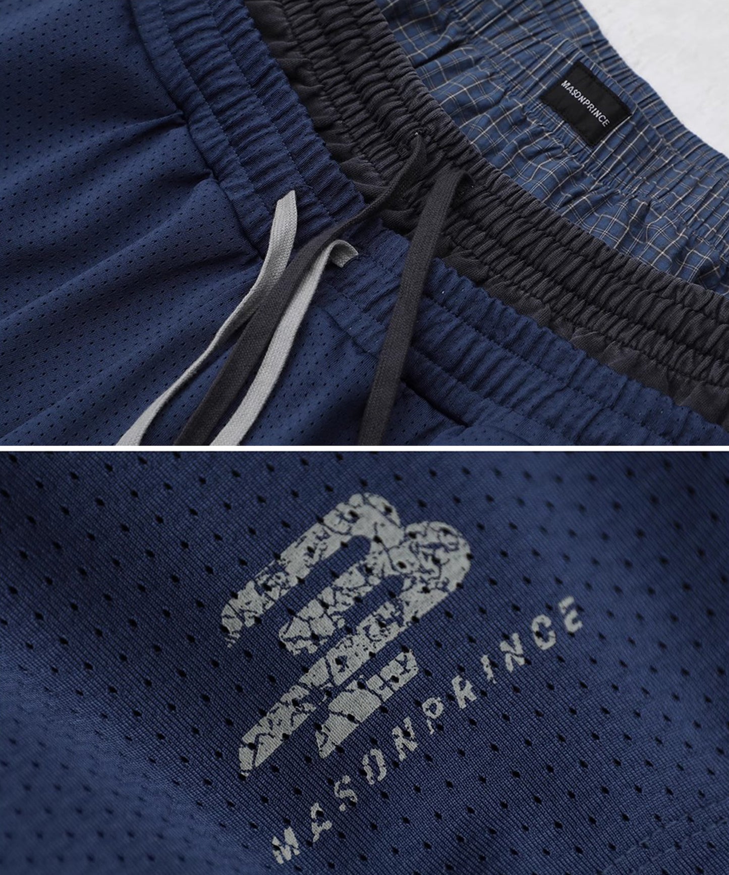 【自社サイト限定】ルーズフィット レイヤード スウェットパンツ XXK4355【MASONPRINCE】【2025SS】
