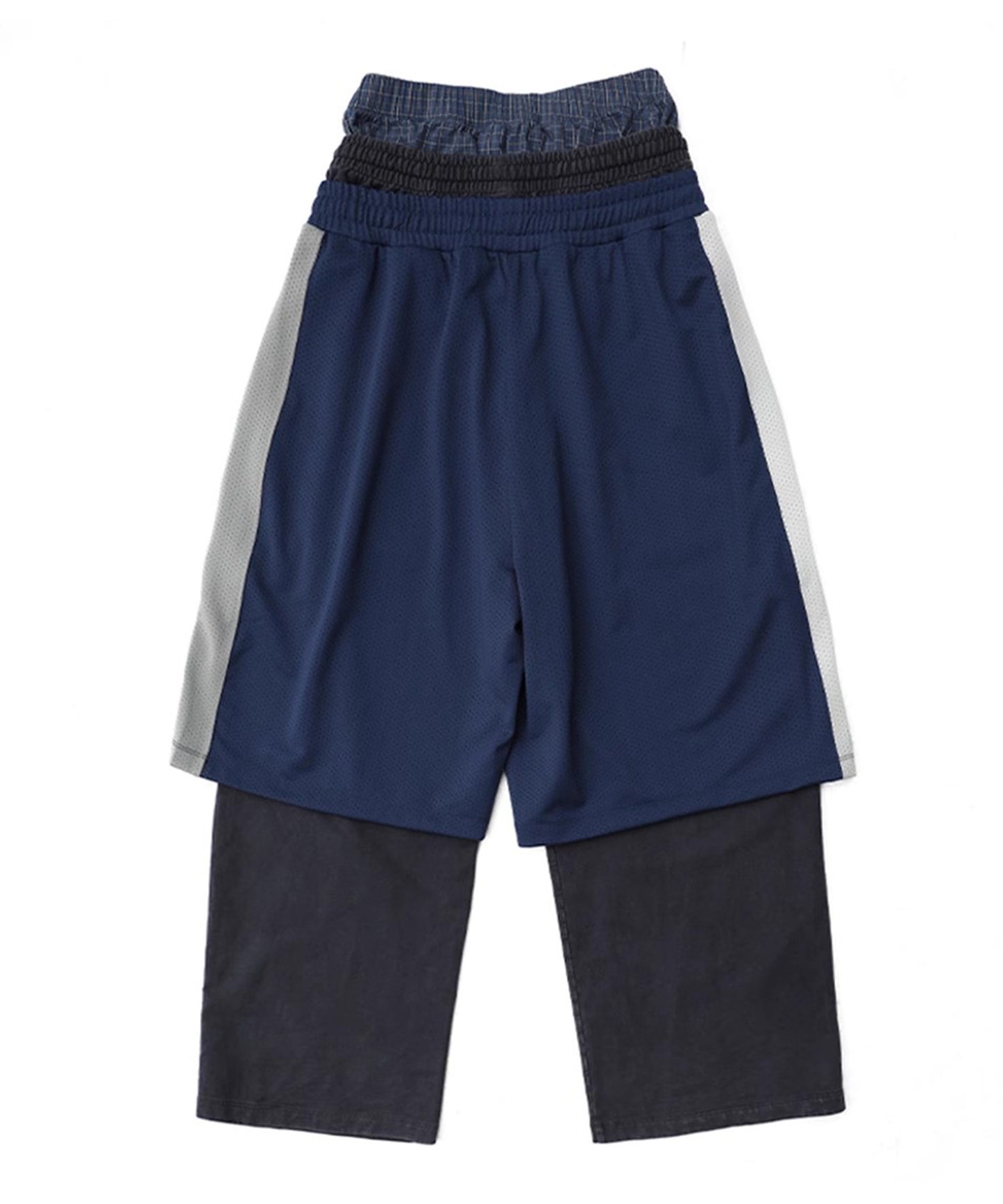 【自社サイト限定】ルーズフィット レイヤード スウェットパンツ XXK4355【MASONPRINCE】【2025SS】