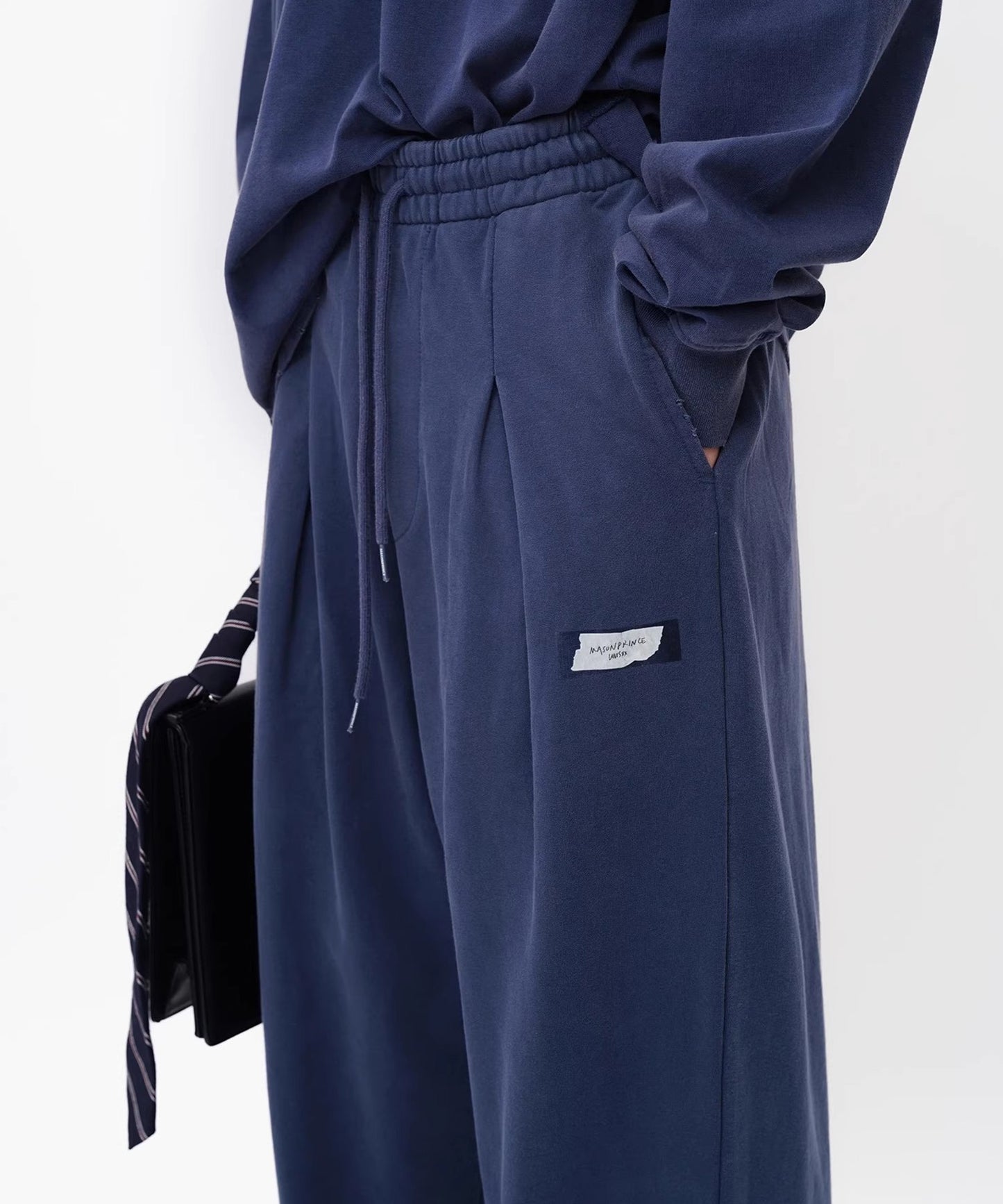 ルーズフィット 手書きロゴプリント スウェットパンツ XXK4362【MASONPRINCE】【2025AW】