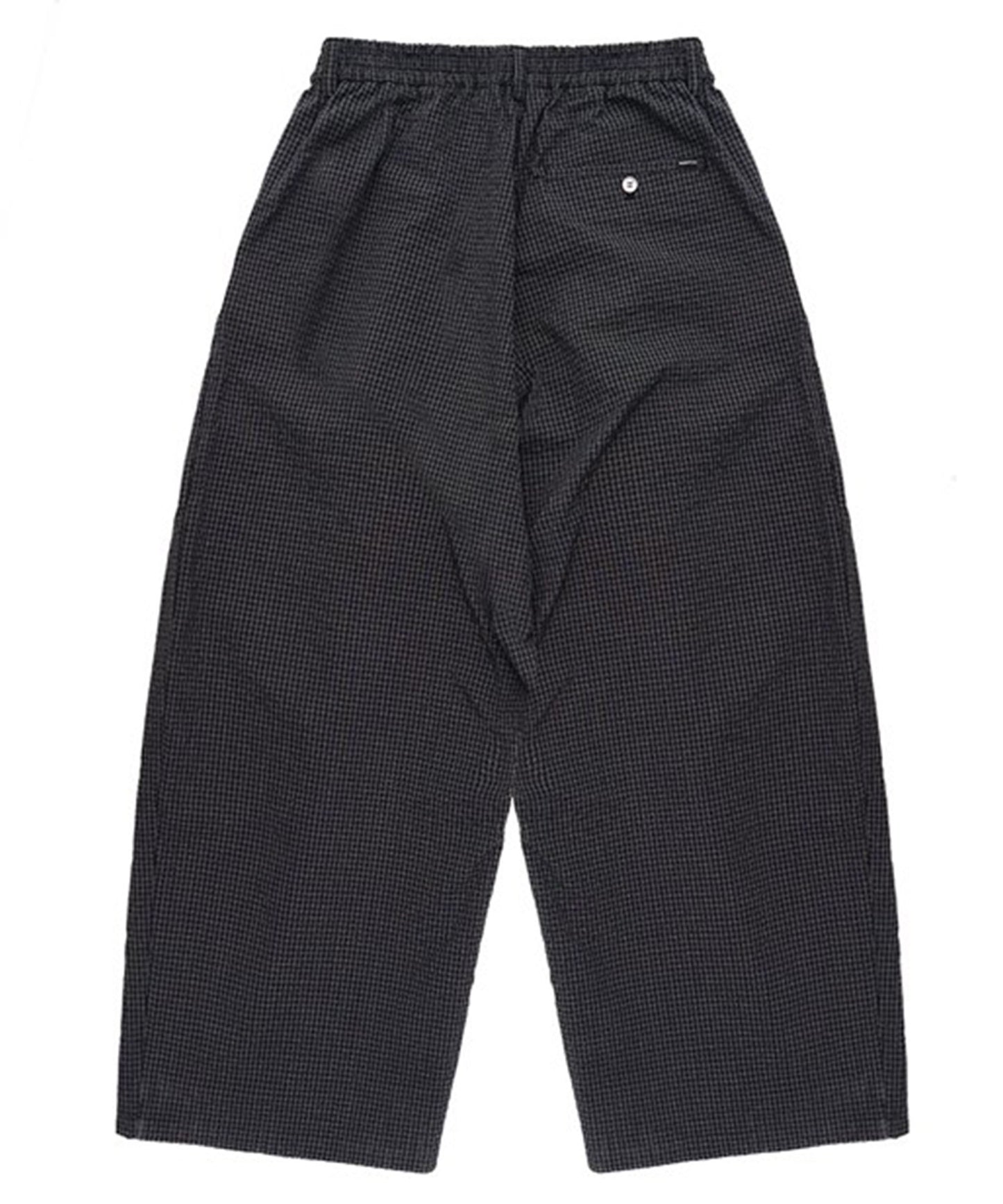 ルーズフィット ダブルプリーツ チェックパンツ XXK4365【MASONPRINCE】【2025SS】