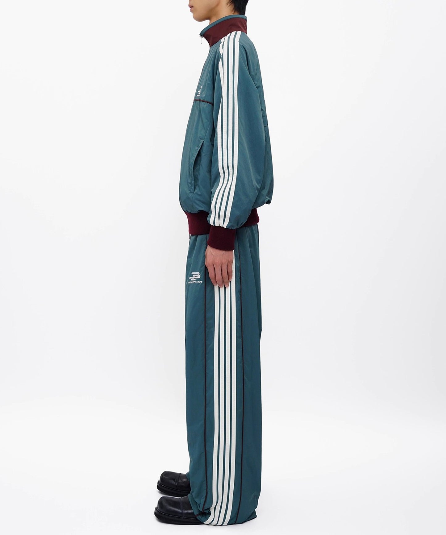 ルーズフィット サイドライン トラックパンツ XXK4376【MASONPRINCE】【2025AW】