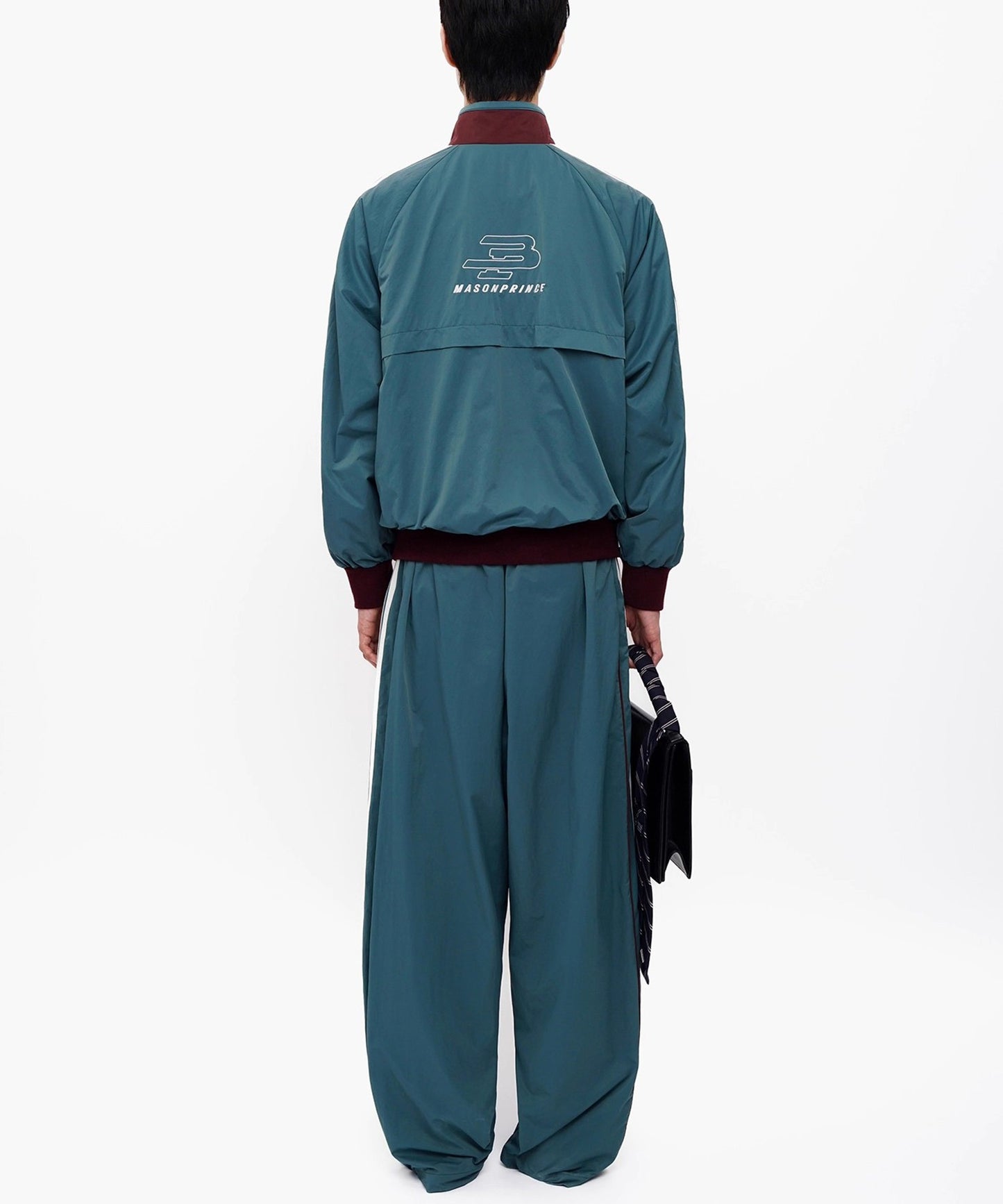 ルーズフィット サイドライン トラックパンツ XXK4376【MASONPRINCE】【2025AW】