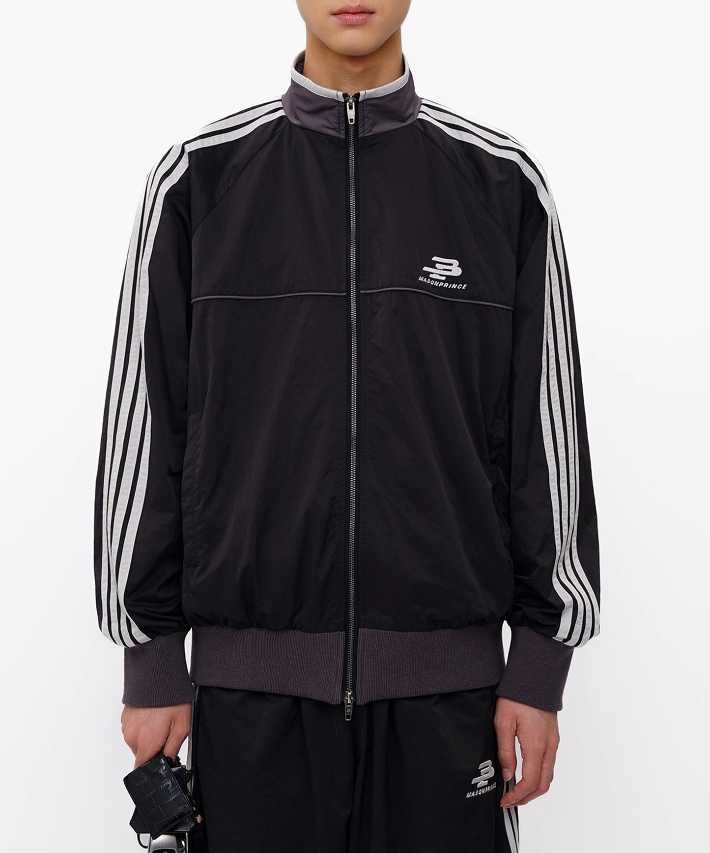 ルーズフィット サイドライン トラックパンツ XXK4376【MASONPRINCE】【2025AW】