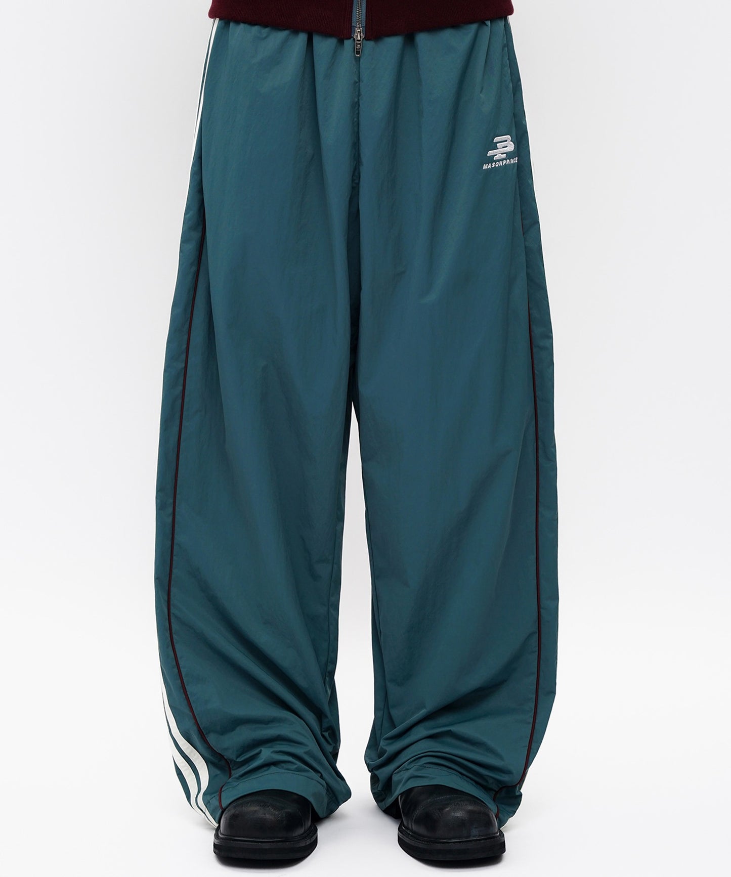 ルーズフィット サイドライン トラックパンツ XXK4376【MASONPRINCE】【2025AW】