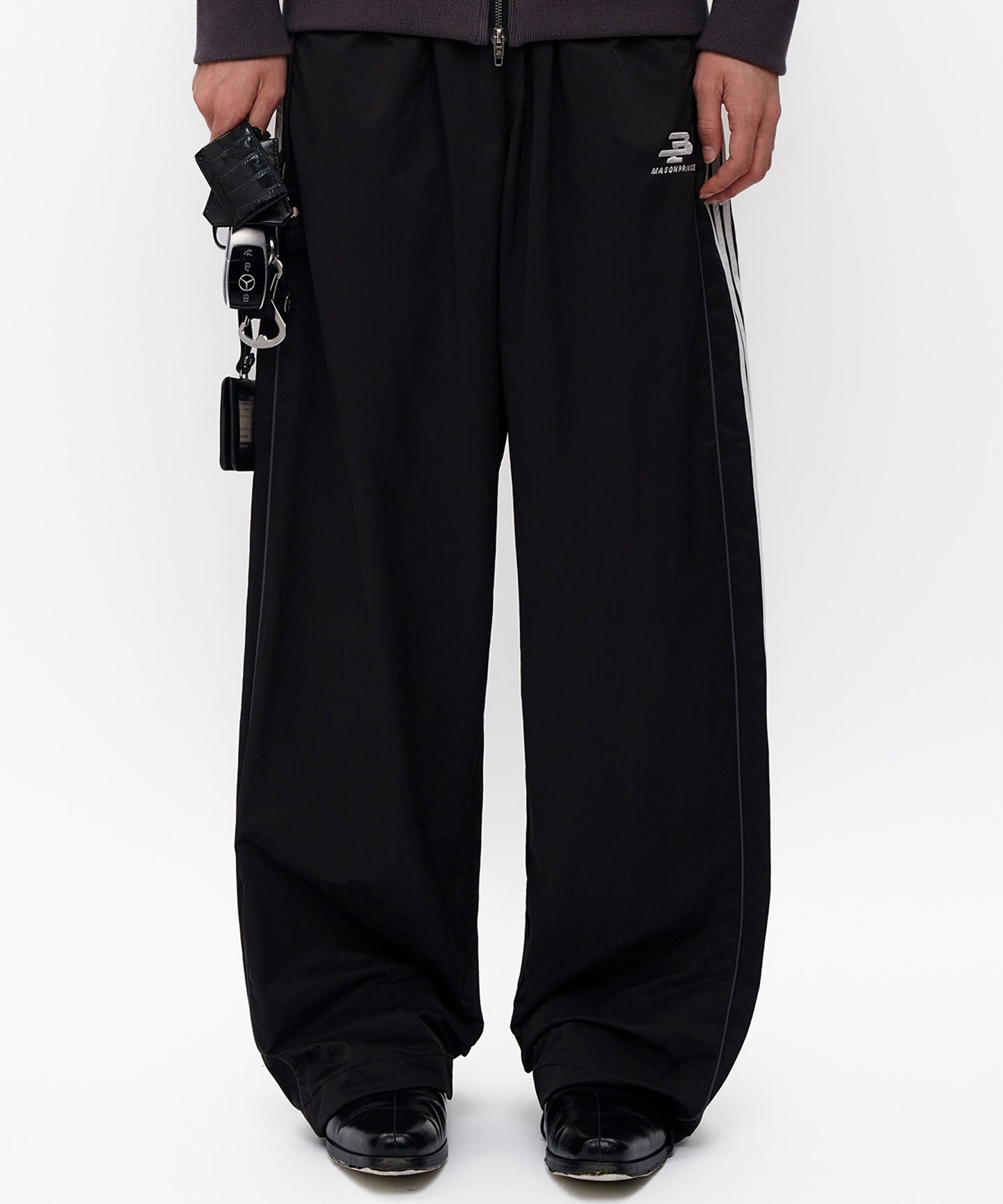 ルーズフィット サイドライン トラックパンツ XXK4376【MASONPRINCE】【2025AW】