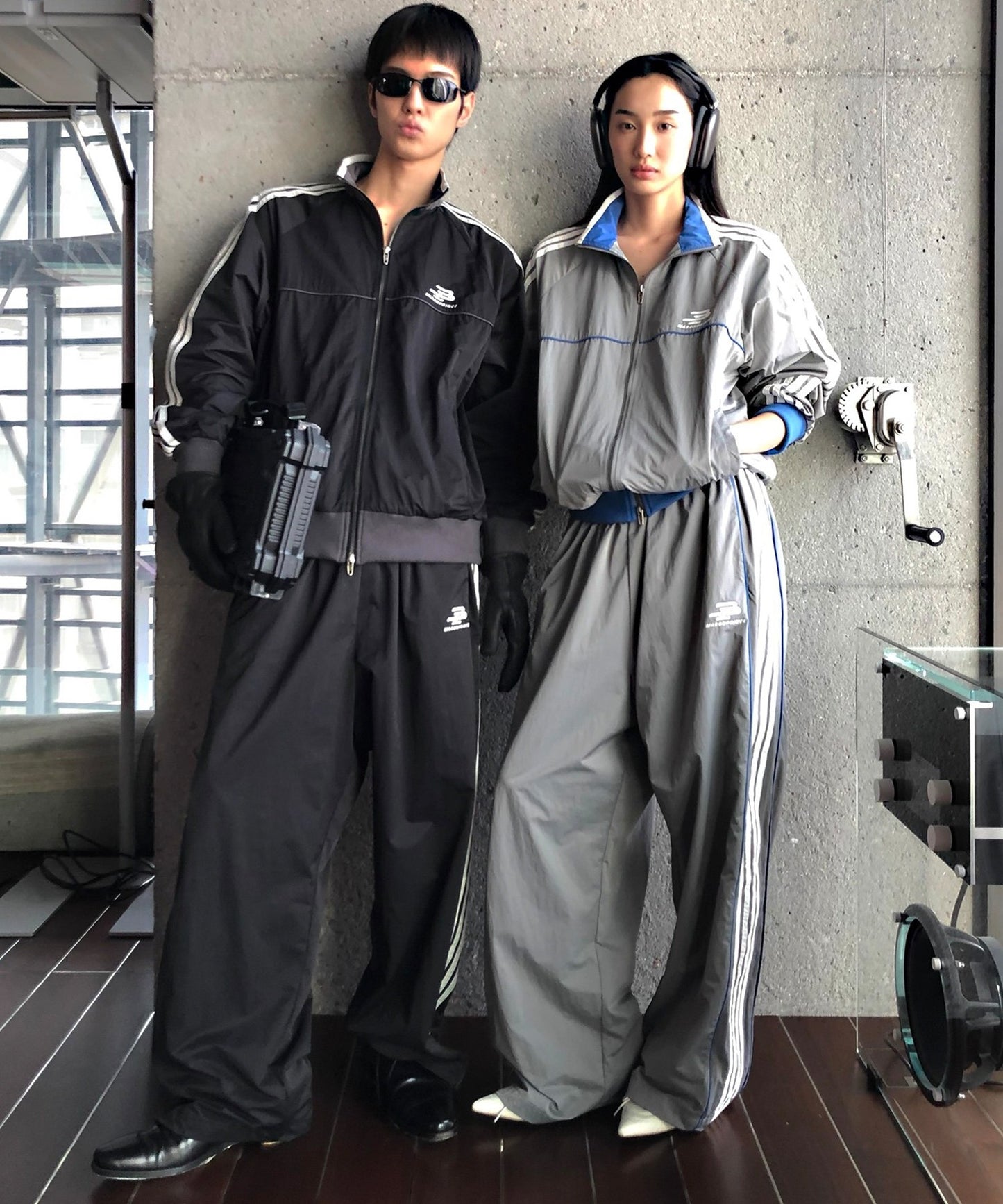 ルーズフィット サイドライン トラックパンツ XXK4376【MASONPRINCE】【2025AW】