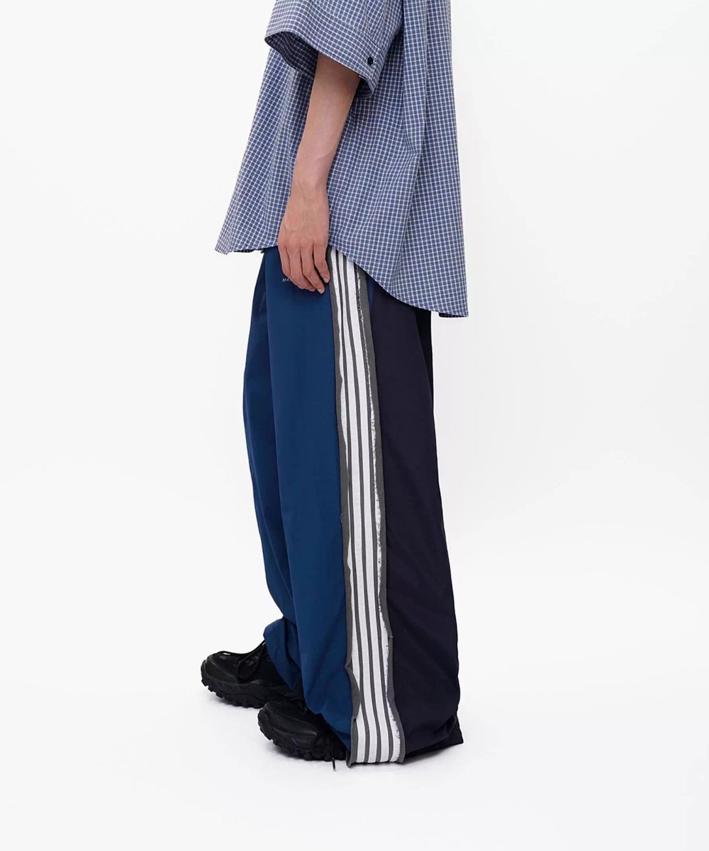 ルーズフィット サイドライン トラックパンツ XXK4380【MASONPRINCE】【2025AW】