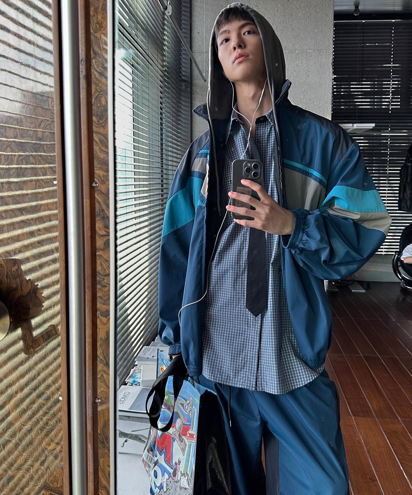 ルーズフィット サイドライン トラックパンツ XXK4380【MASONPRINCE】【2025AW】