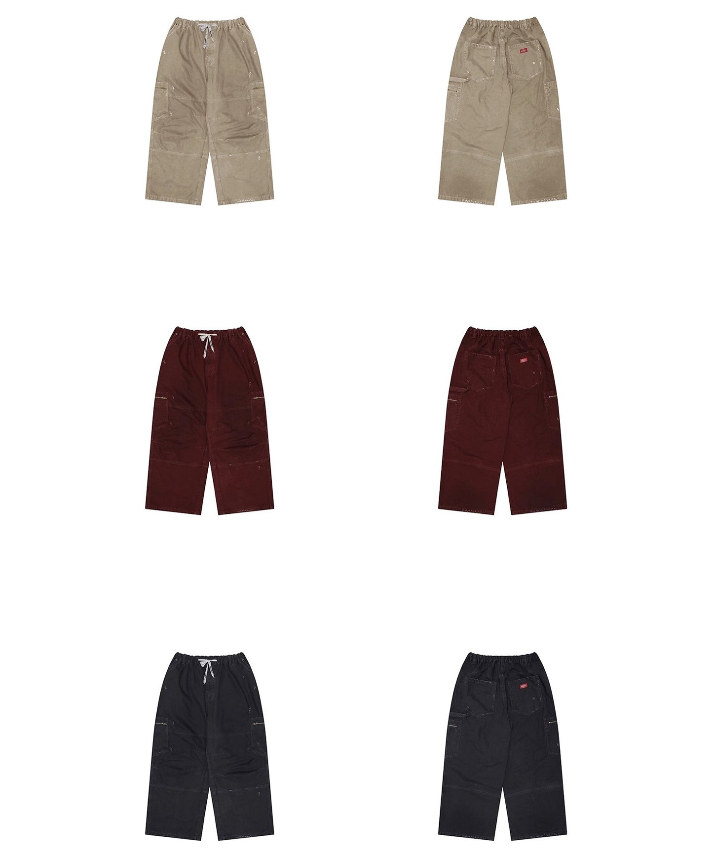 バギーシルエット ダメージ加工 カーゴパンツ XXK4382【MASONPRINCE】【2025AW】