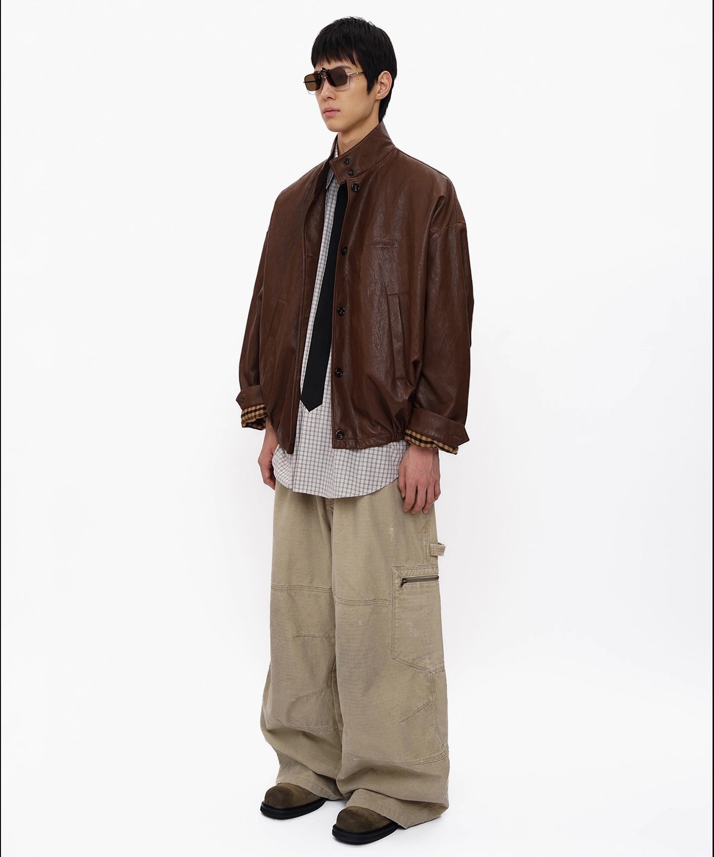 バギーシルエット ダメージ加工 カーゴパンツ XXK4382【MASONPRINCE】【2025AW】