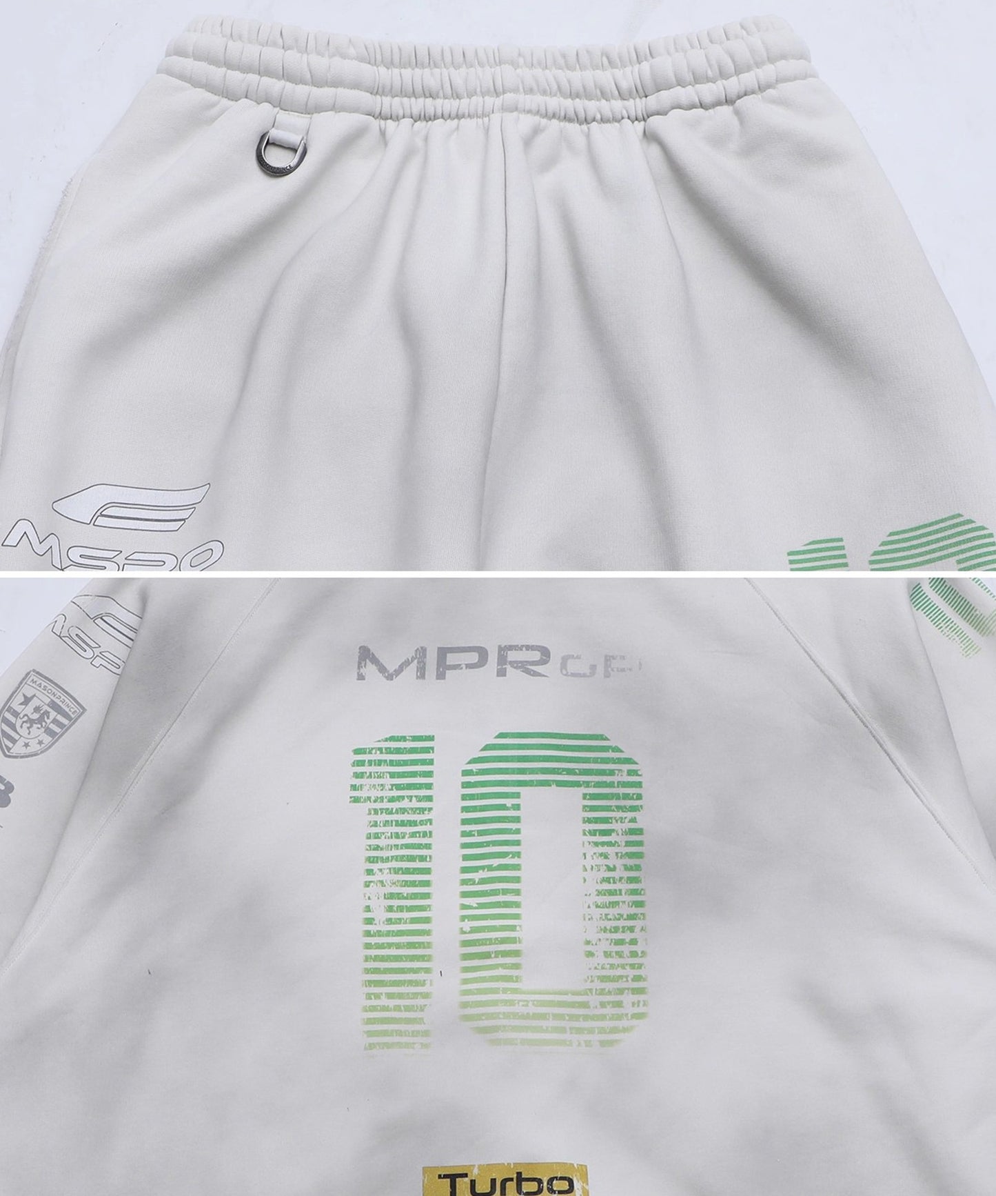 ルーズフィット レーシングデザイン スウェットパンツ XXK4394【MASONPRINCE】【2025AW】