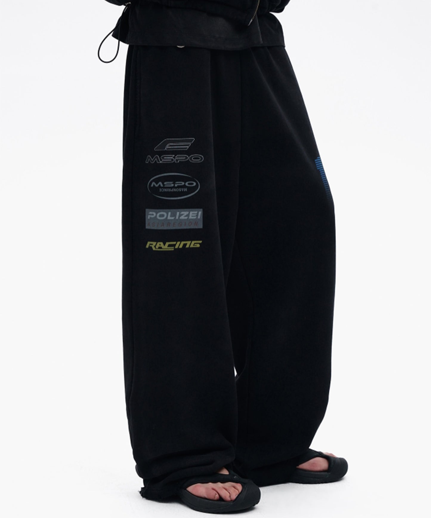ルーズフィット レーシングデザイン スウェットパンツ XXK4394【MASONPRINCE】【2025AW】