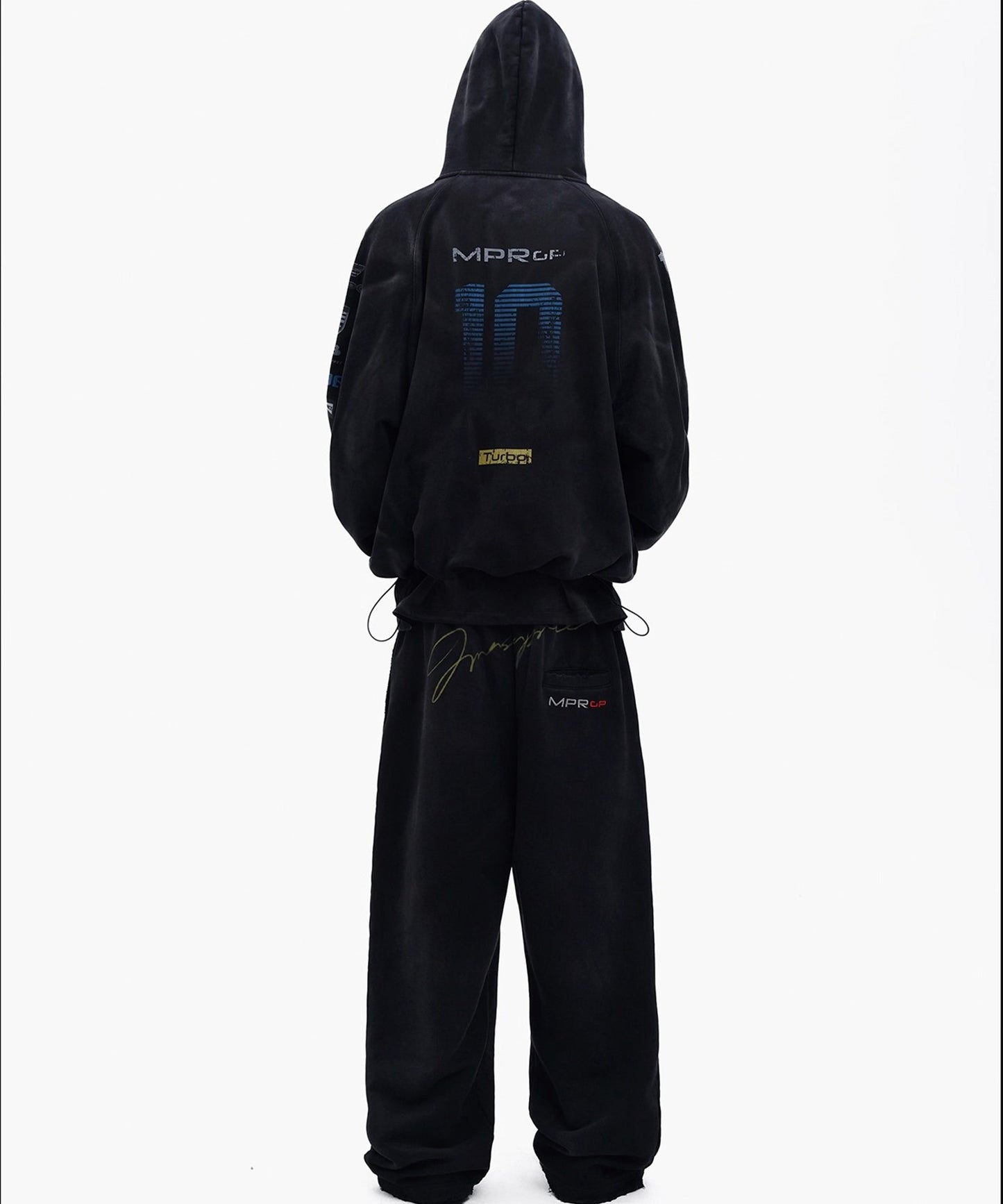 ルーズフィット レーシングデザイン スウェットパンツ XXK4394【MASONPRINCE】【2025AW】