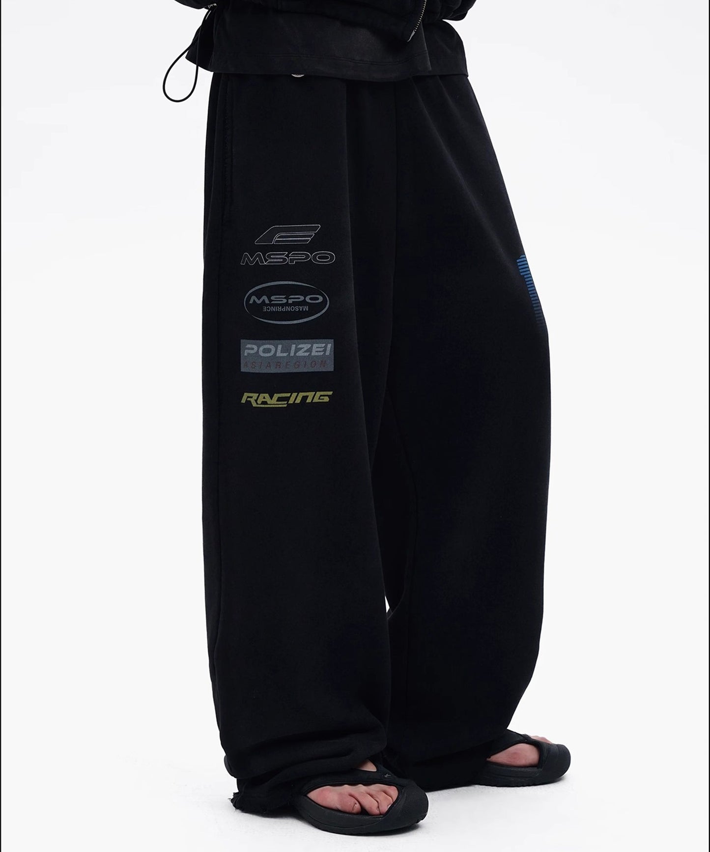 ルーズフィット レーシングデザイン スウェットパンツ XXK4394【MASONPRINCE】【2025AW】