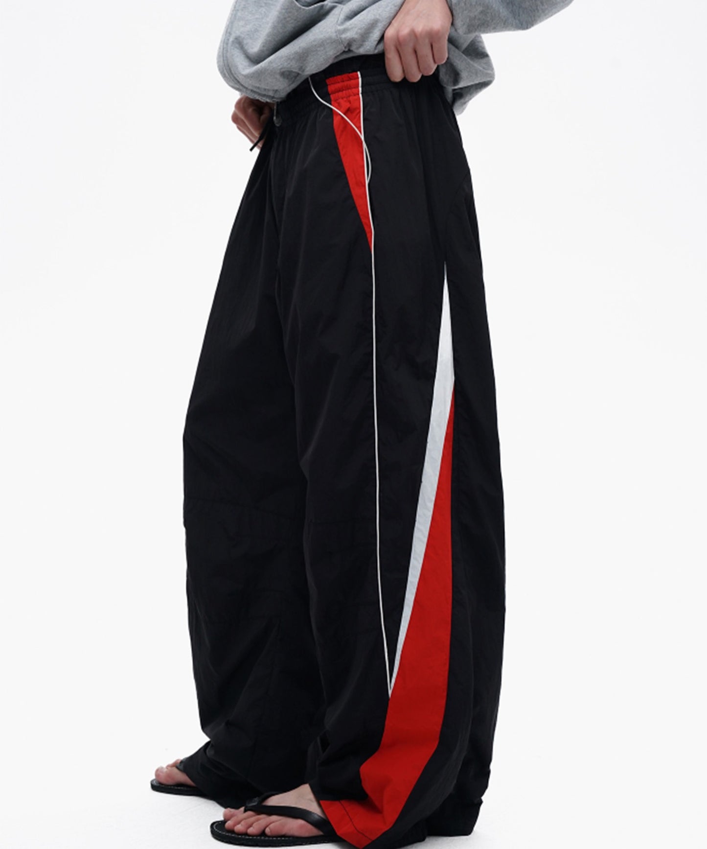 ルーズフィット レーシング トラックパンツ XXK4395【MASONPRINCE】【2025AW】