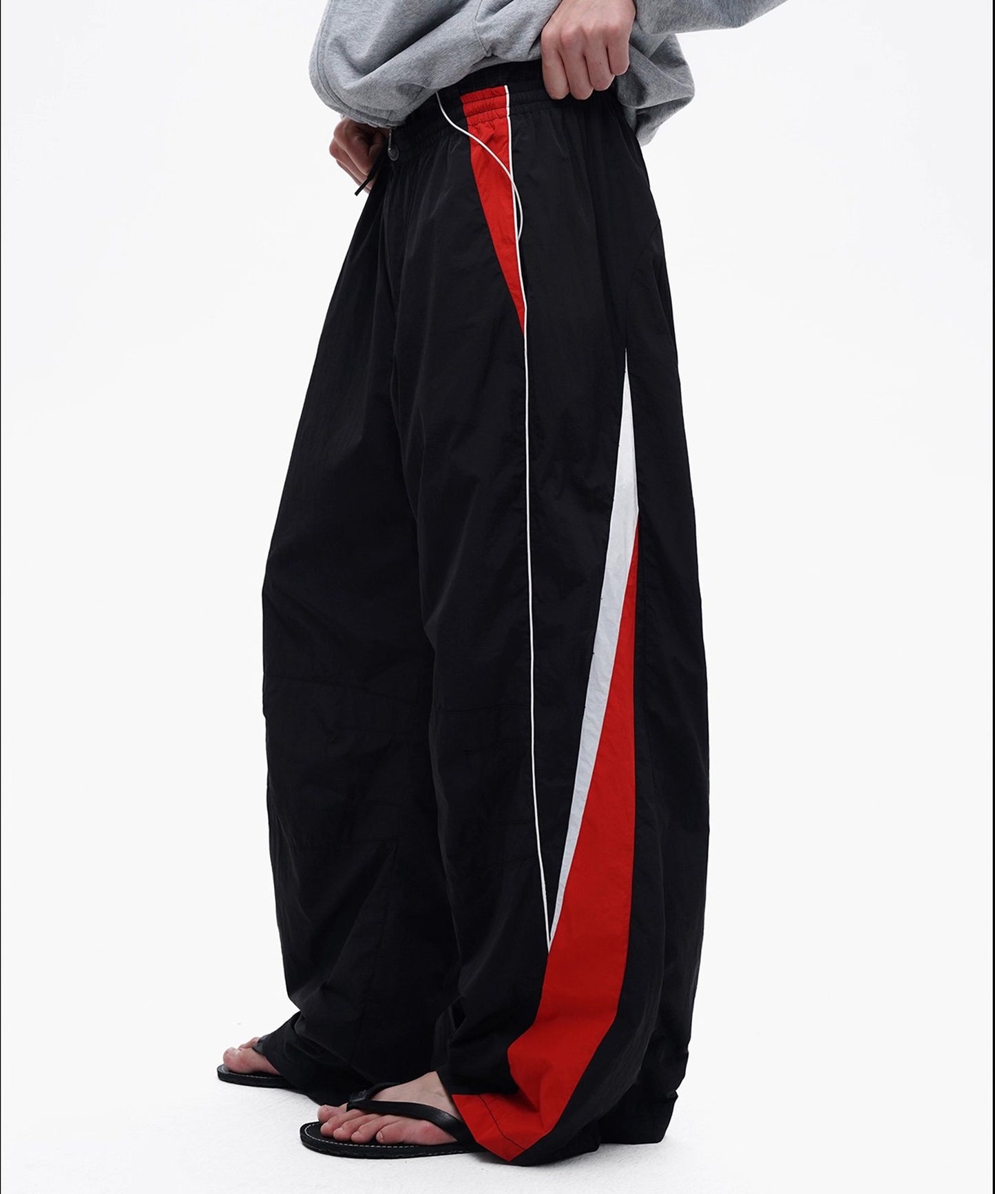 ルーズフィット レーシング トラックパンツ XXK4395【MASONPRINCE】【2025AW】