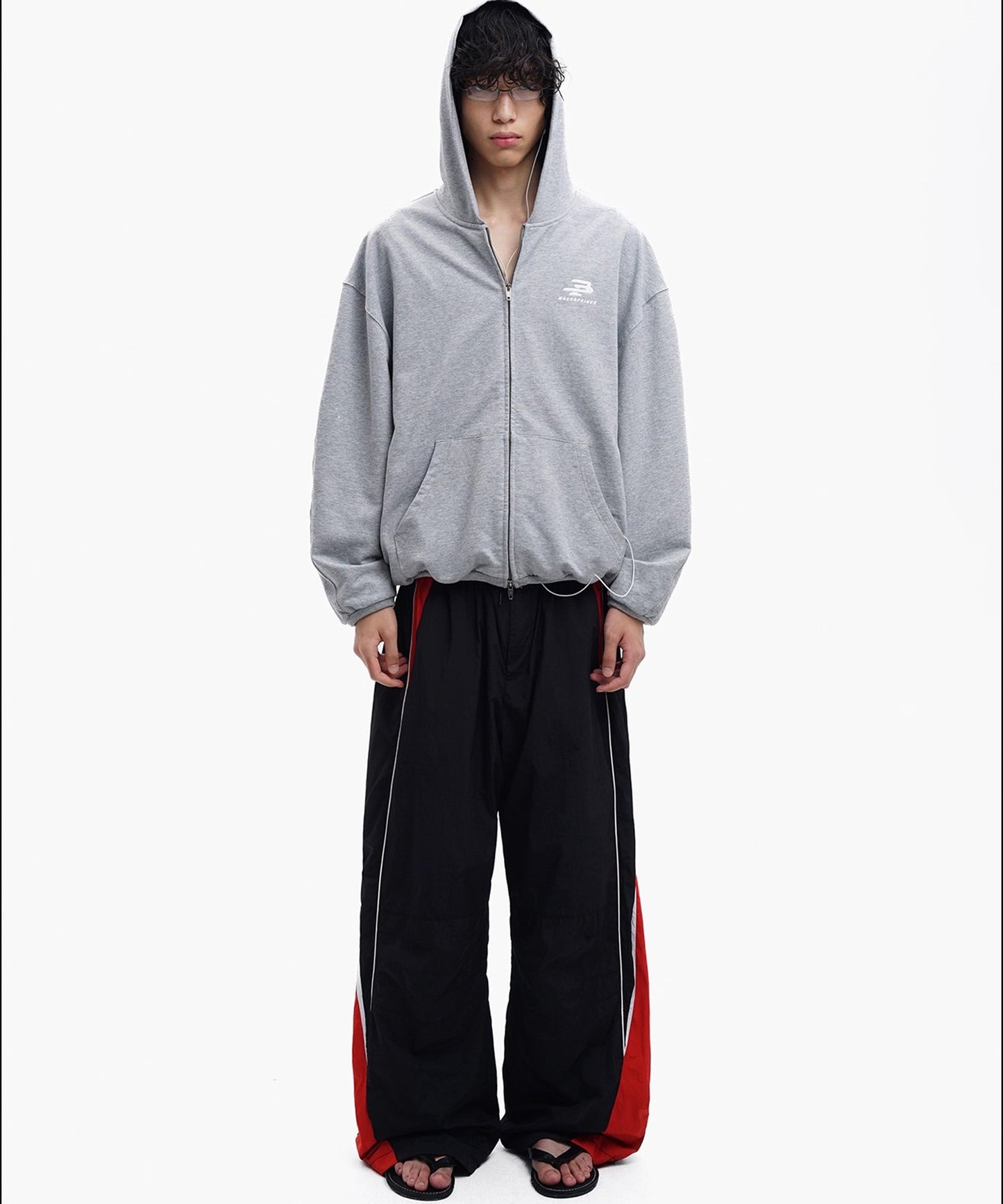 ルーズフィット レーシング トラックパンツ XXK4395【MASONPRINCE】【2025AW】