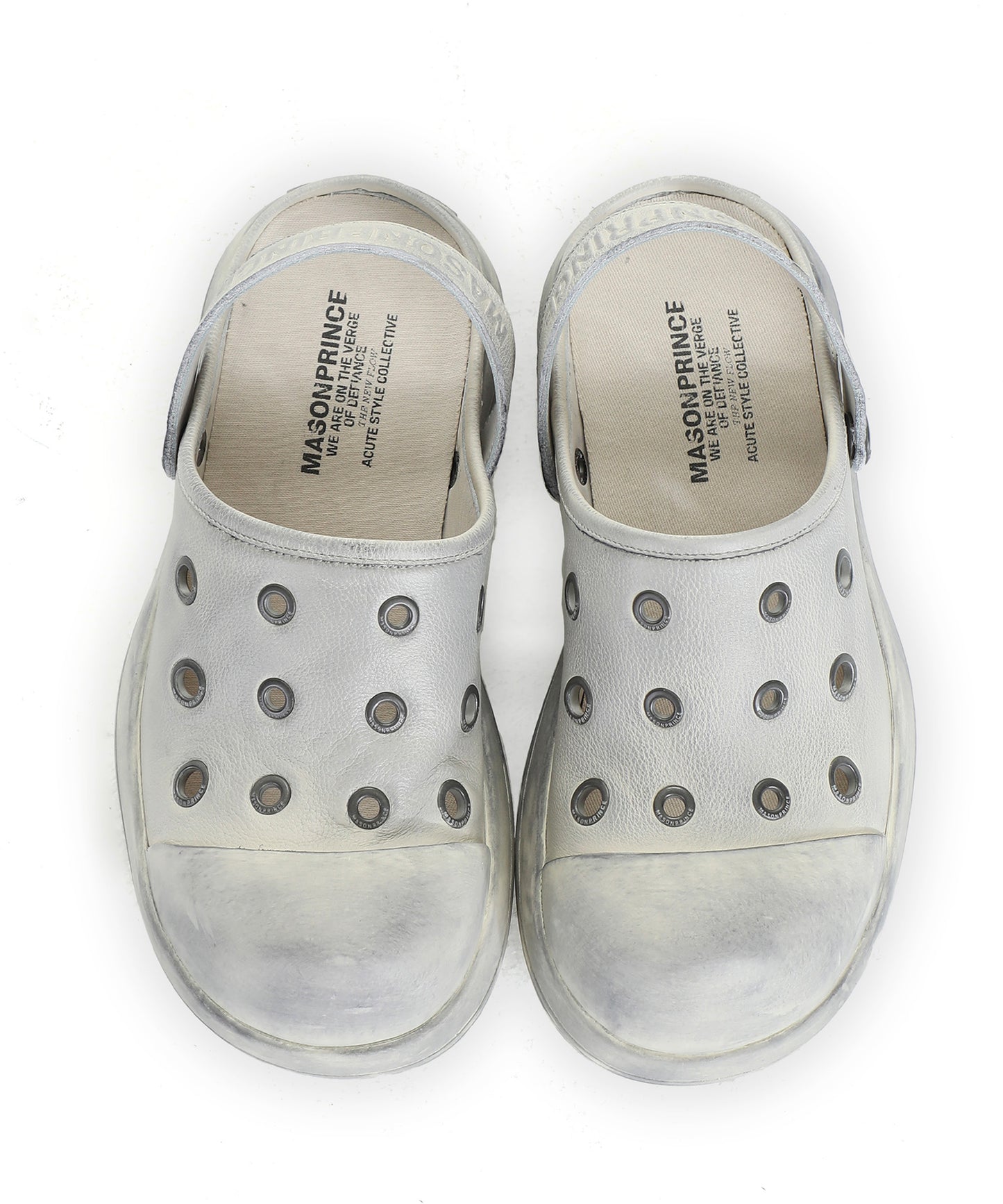 Thick-soled leather sandals/slip-ons XZ2040