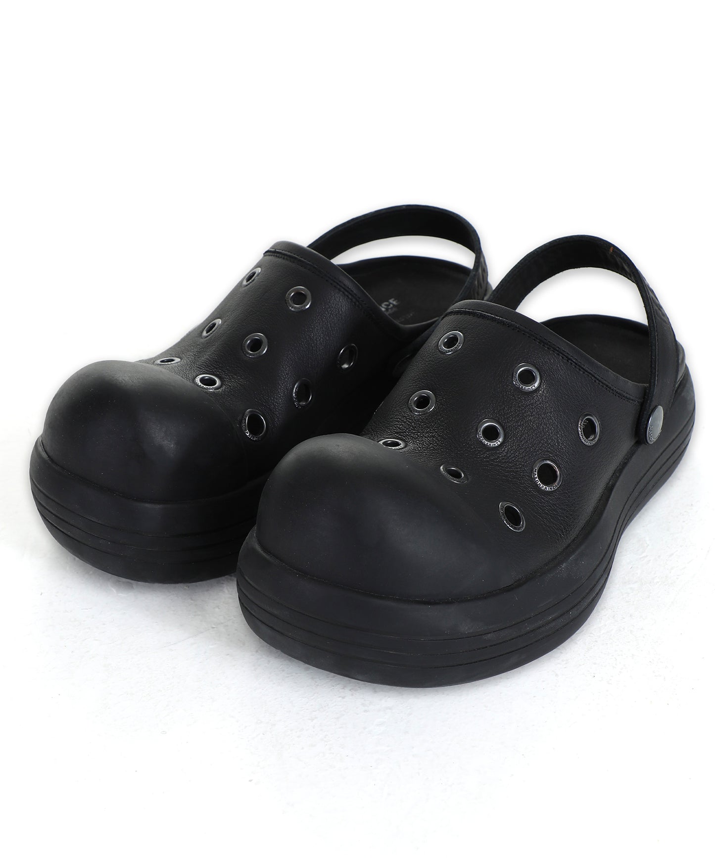 Thick-soled leather sandals/slip-ons XZ2040