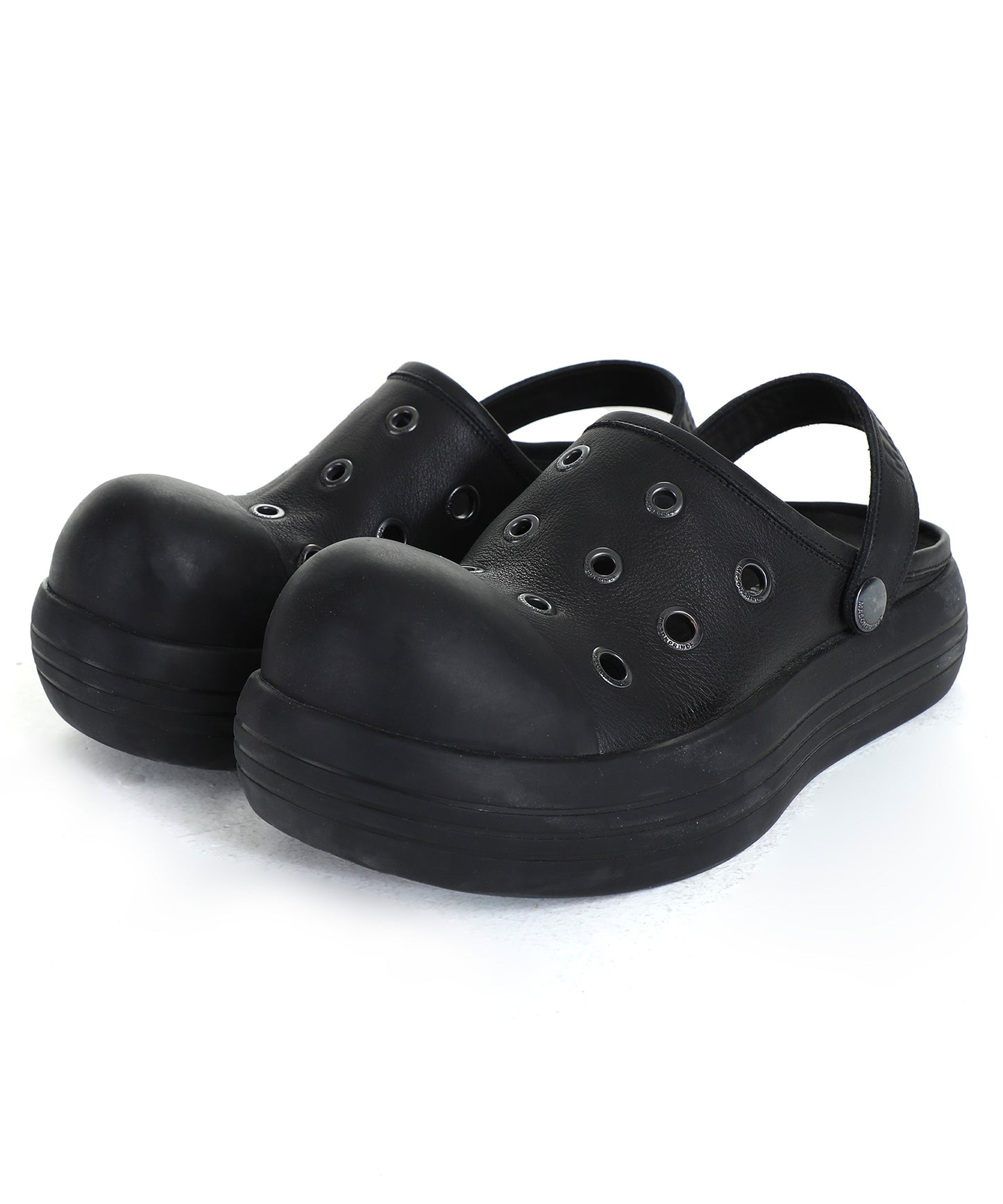 Thick-soled leather sandals/slip-ons XZ2040