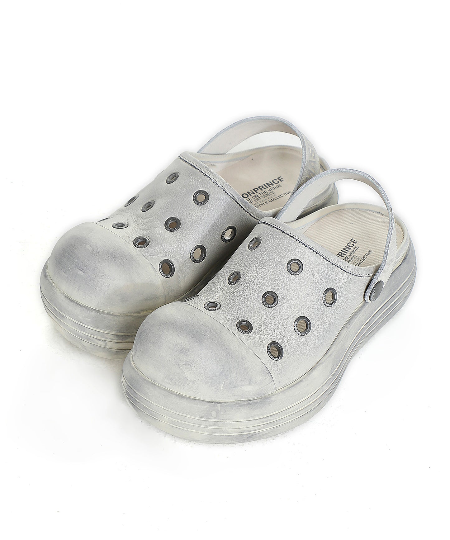 Thick-soled leather sandals/slip-ons XZ2040