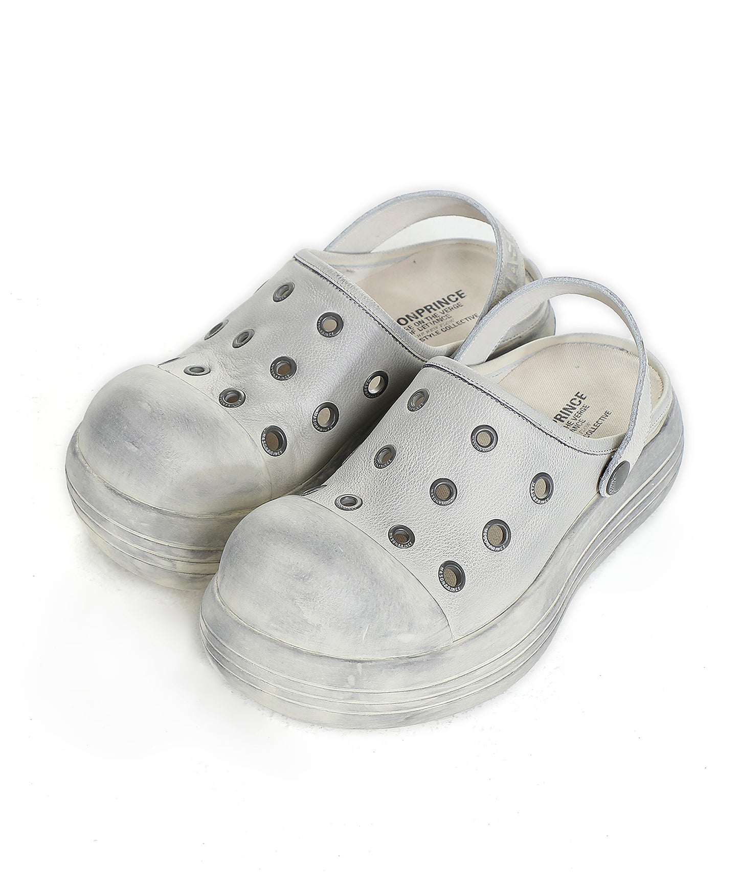 Thick-soled leather sandals/slip-ons XZ2040