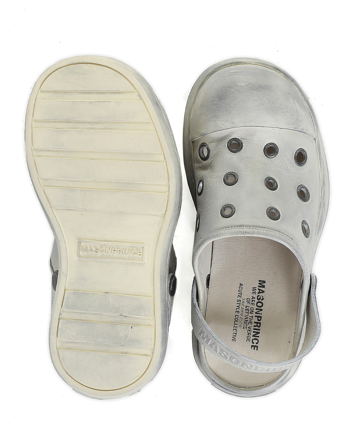 Thick-soled leather sandals/slip-ons XZ2040