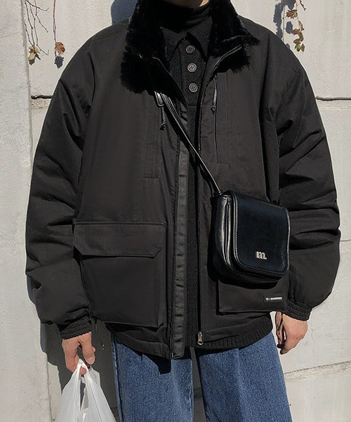PUレザーミニショルダーバッグ BB1935 【MASONPRINCE】