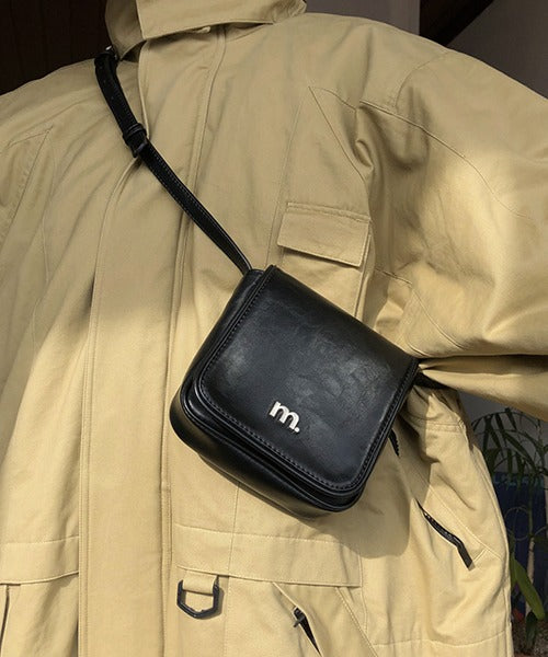 PUレザーミニショルダーバッグ BB1935 【MASONPRINCE】